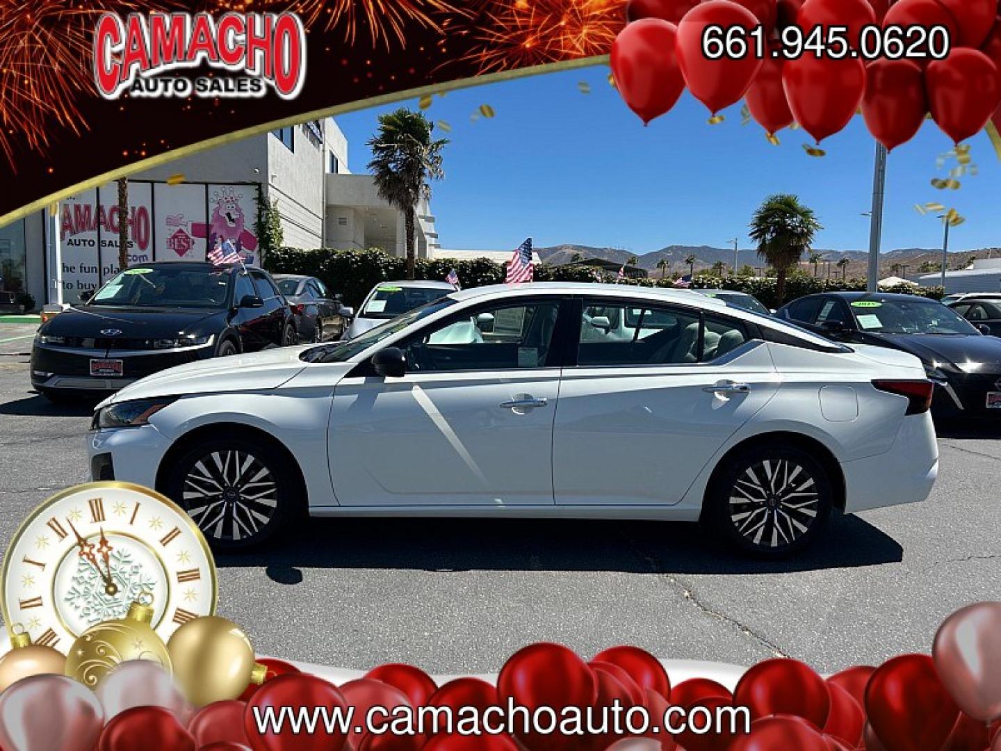 2025 White Nissan Altima (1N4BL4DV7SN) with an 4-Cyl 2.5 Liter engine, Automatic CVT transmission, located at 412 Auto Vista Drive, Palmdale, CA, 93551, (661) 945-0620, 34.592636, -118.136681- Photo#7