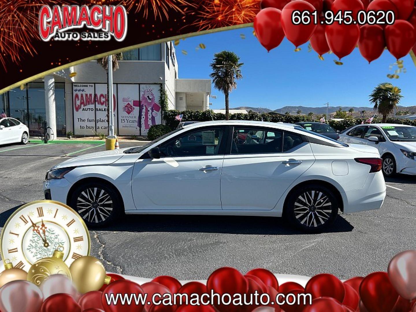 2025 White Nissan Altima (1N4BL4DV9SN) with an 4-Cyl 2.5 Liter engine, Automatic CVT transmission, located at 412 Auto Vista Drive, Palmdale, CA, 93551, (661) 945-0620, 34.592636, -118.136681- Photo#9