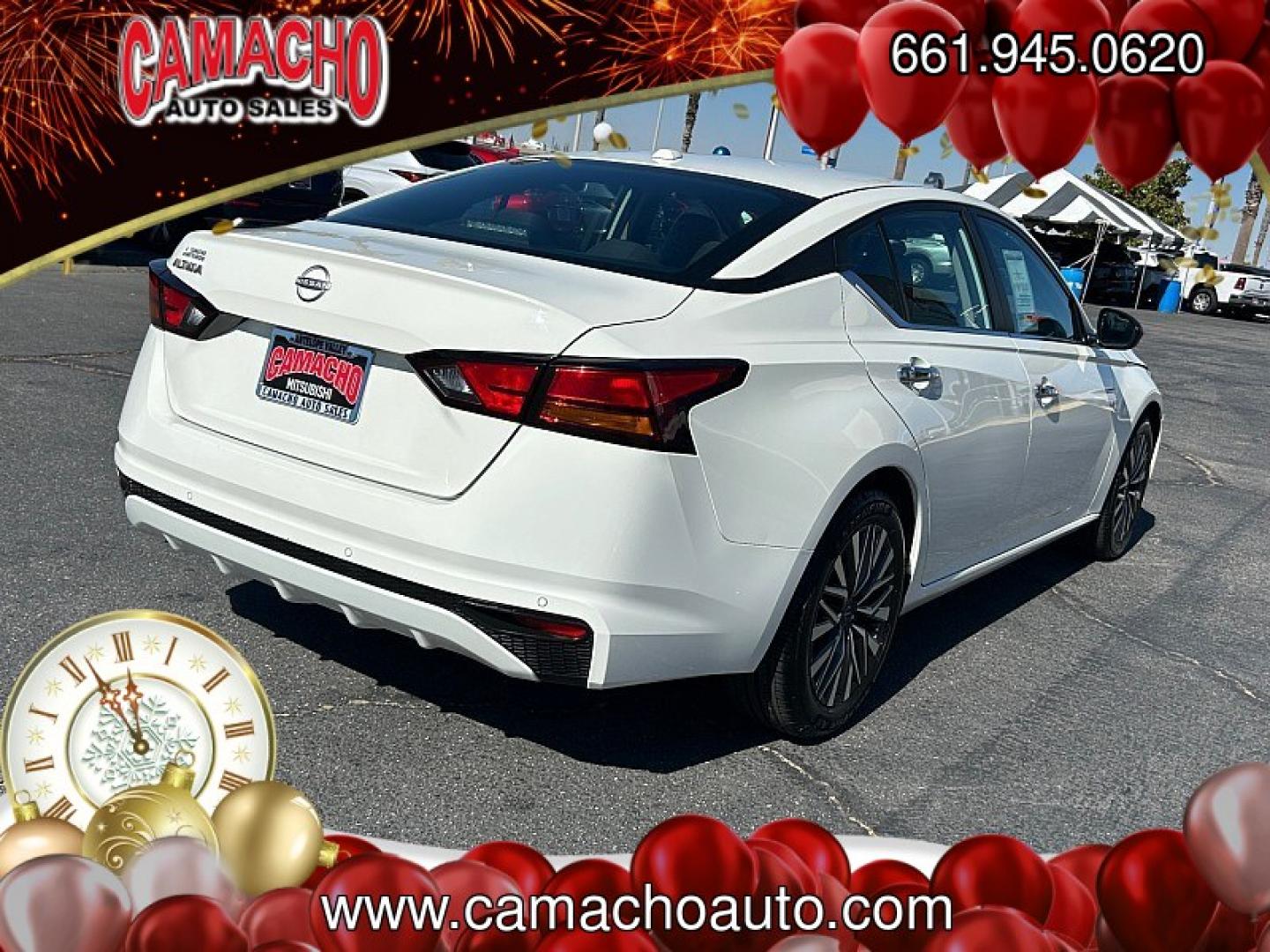 2025 White Nissan Altima (1N4BL4DV9SN) with an 4-Cyl 2.5 Liter engine, Automatic CVT transmission, located at 412 Auto Vista Drive, Palmdale, CA, 93551, (661) 945-0620, 34.592636, -118.136681- Photo#4