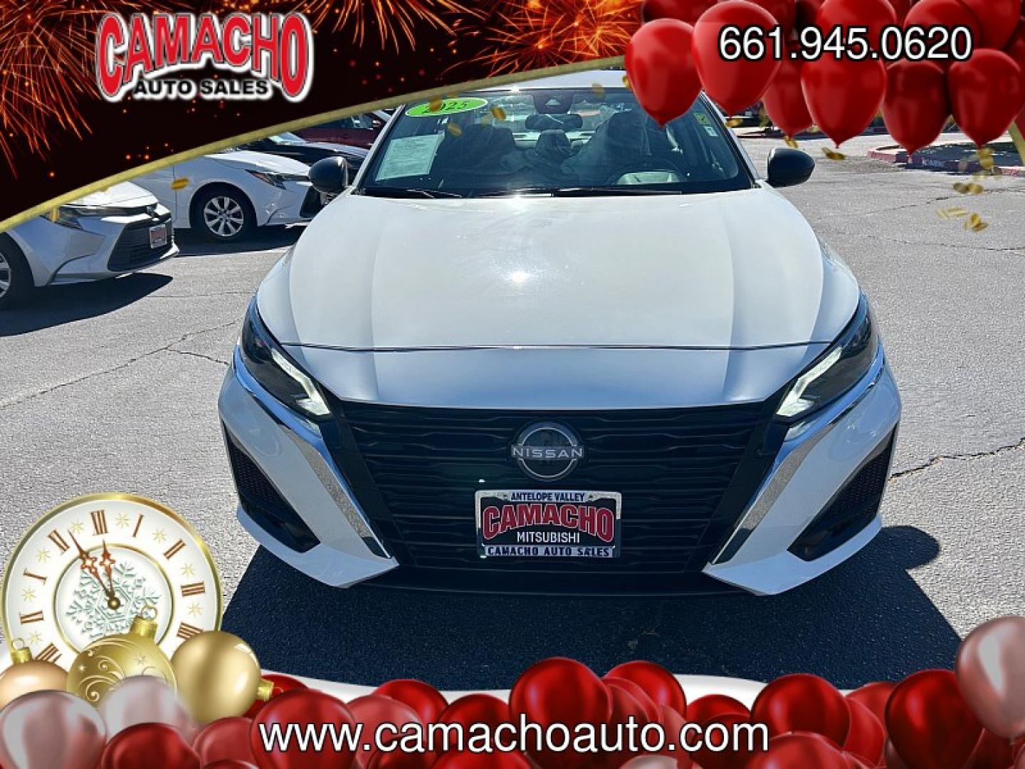 2025 White Nissan Altima (1N4BL4DV9SN) with an 4-Cyl 2.5 Liter engine, Automatic CVT transmission, located at 412 Auto Vista Drive, Palmdale, CA, 93551, (661) 945-0620, 34.592636, -118.136681- Photo#2