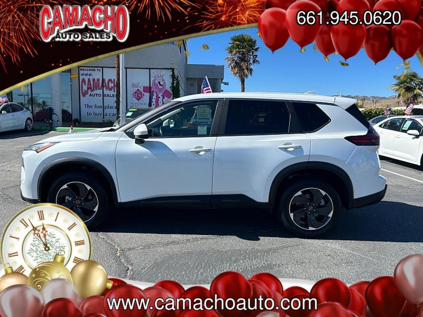 2024 White Nissan Rogue (5N1BT3BA5RC) with an 3-Cyl Turbo 1.5 Liter engine, Automatic CVT transmission, located at 412 Auto Vista Drive, Palmdale, CA, 93551, (661) 945-0620, 34.592636, -118.136681- Photo#5