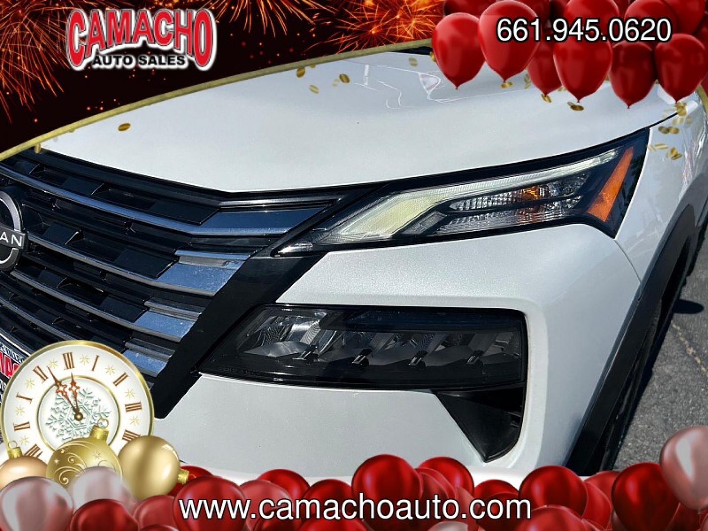 2024 White Nissan Rogue (5N1BT3BA5RC) with an 3-Cyl Turbo 1.5 Liter engine, Automatic CVT transmission, located at 412 Auto Vista Drive, Palmdale, CA, 93551, (661) 945-0620, 34.592636, -118.136681- Photo#9