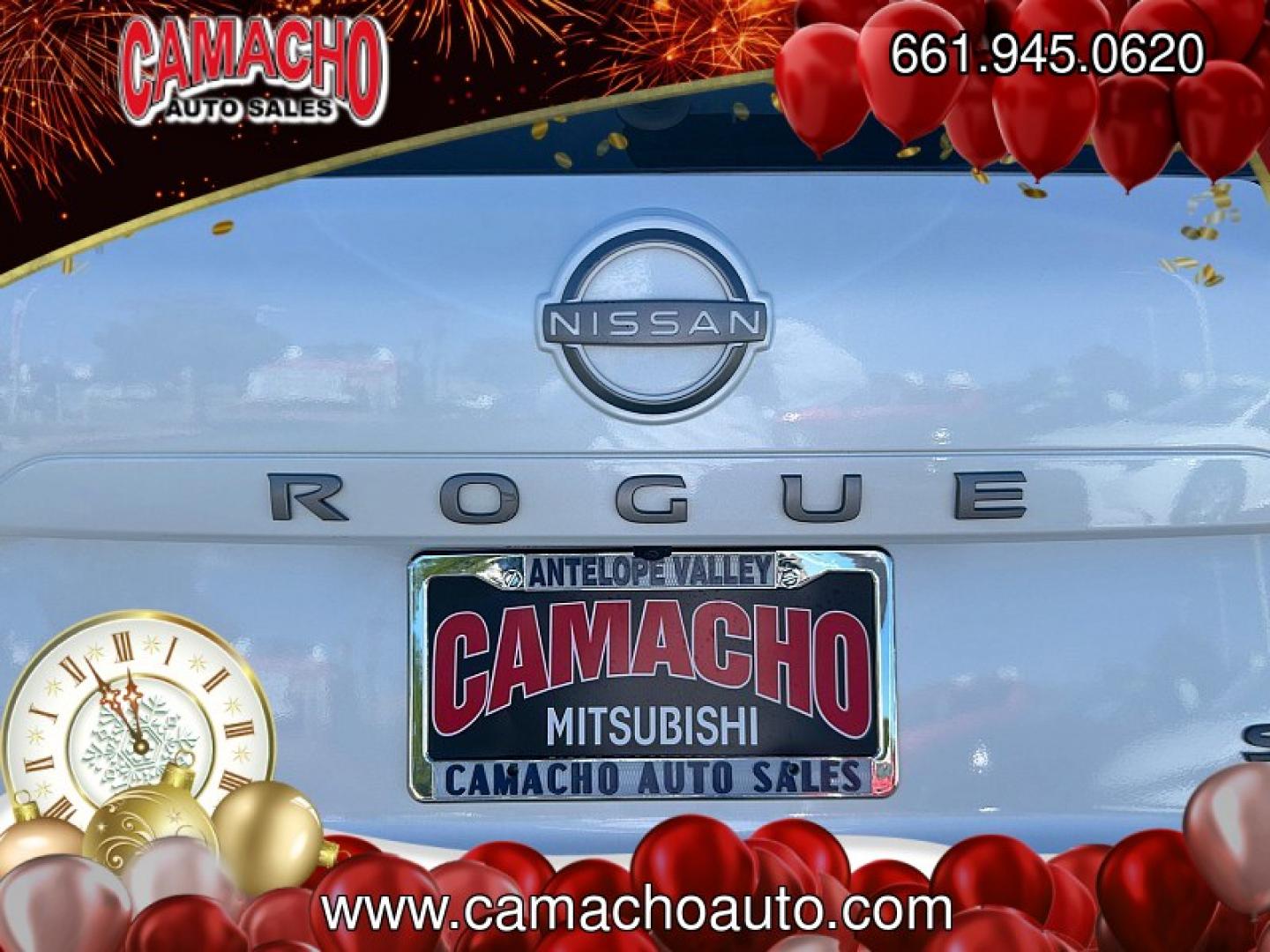 2024 White Nissan Rogue (5N1BT3BA5RC) with an 3-Cyl Turbo 1.5 Liter engine, Automatic CVT transmission, located at 412 Auto Vista Drive, Palmdale, CA, 93551, (661) 945-0620, 34.592636, -118.136681- Photo#15