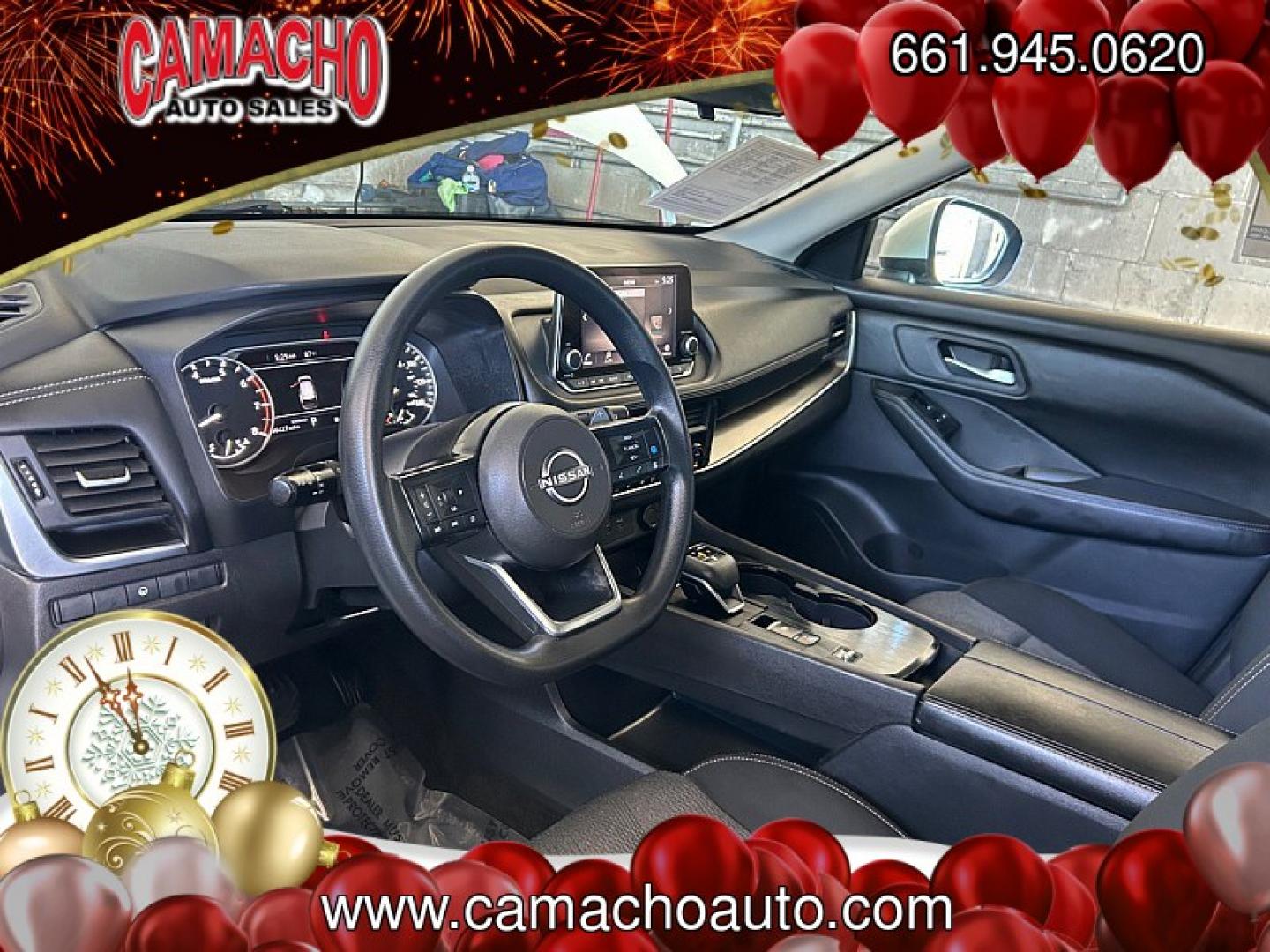 2024 White Nissan Rogue (5N1BT3BA5RC) with an 3-Cyl Turbo 1.5 Liter engine, Automatic CVT transmission, located at 412 Auto Vista Drive, Palmdale, CA, 93551, (661) 945-0620, 34.592636, -118.136681- Photo#17