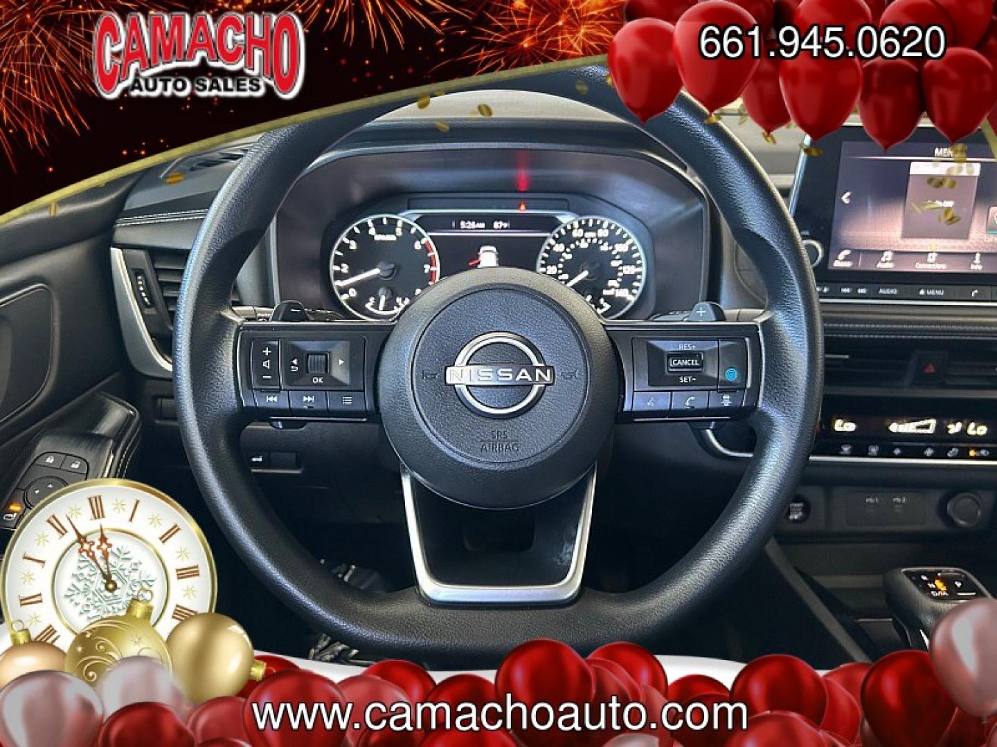 2024 White Nissan Rogue (5N1BT3BA5RC) with an 3-Cyl Turbo 1.5 Liter engine, Automatic CVT transmission, located at 412 Auto Vista Drive, Palmdale, CA, 93551, (661) 945-0620, 34.592636, -118.136681- Photo#21