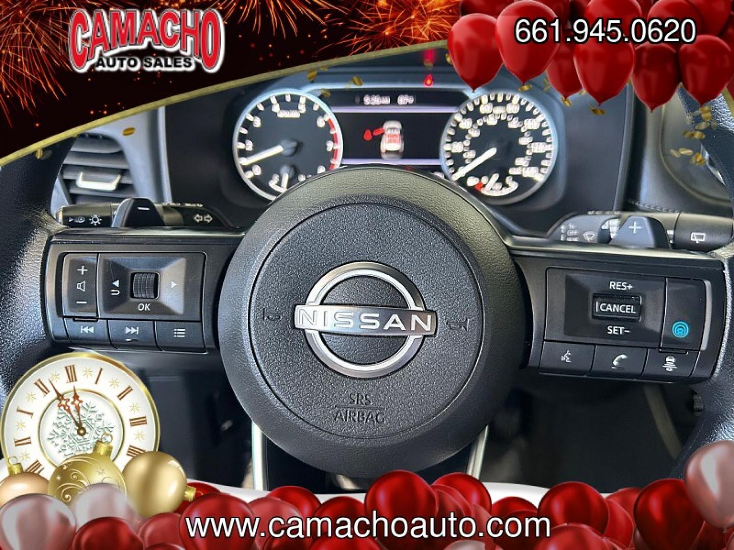2024 White Nissan Rogue (5N1BT3BA5RC) with an 3-Cyl Turbo 1.5 Liter engine, Automatic CVT transmission, located at 412 Auto Vista Drive, Palmdale, CA, 93551, (661) 945-0620, 34.592636, -118.136681- Photo#23