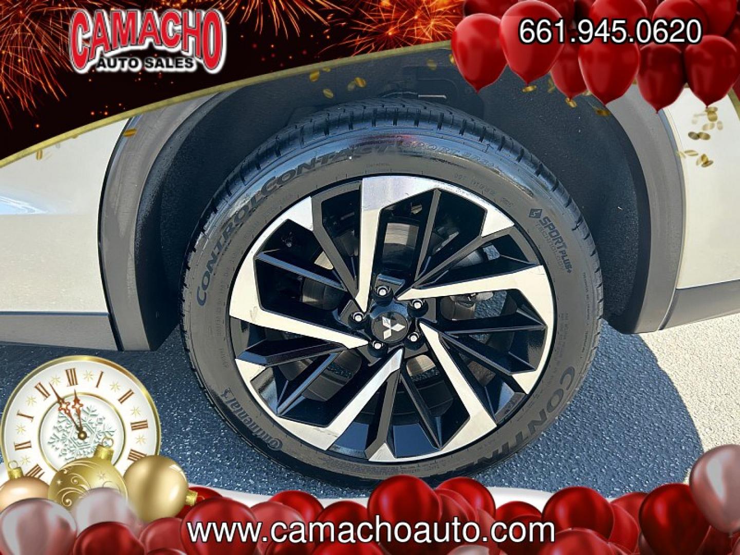 2024 Silver Mitsubishi Outlander (JA4J3VA80RZ) with an 4-Cyl 2.5 Liter engine, Automatic CVT transmission, located at 412 Auto Vista Drive, Palmdale, CA, 93551, (661) 945-0620, 34.592636, -118.136681- Photo#13