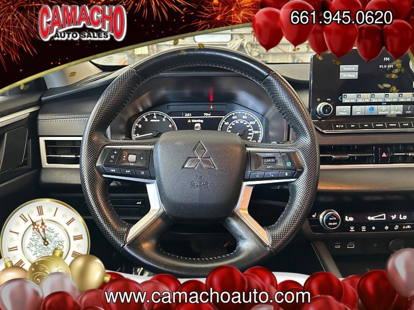 2024 Silver Mitsubishi Outlander (JA4J3VA80RZ) with an 4-Cyl 2.5 Liter engine, Automatic CVT transmission, located at 412 Auto Vista Drive, Palmdale, CA, 93551, (661) 945-0620, 34.592636, -118.136681- Photo#21