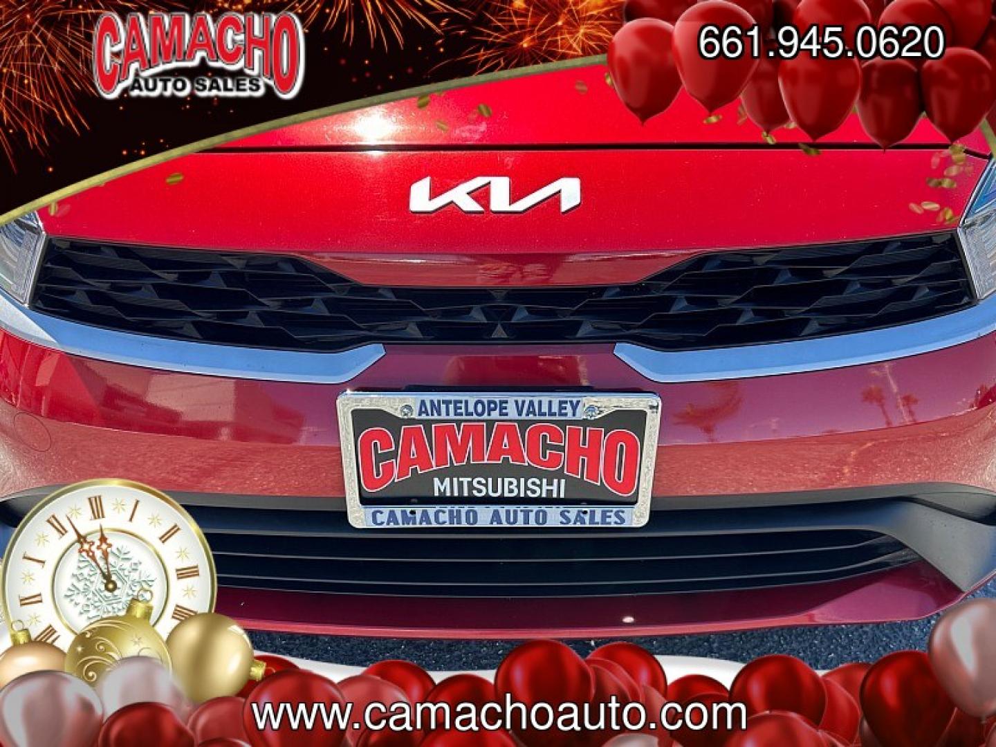 2023 Red Kia Forte (3KPF24AD6PE) with an 4-Cyl 2.0 Liter engine, Automatic IVT transmission, located at 412 Auto Vista Drive, Palmdale, CA, 93551, (661) 945-0620, 34.592636, -118.136681- Photo#8