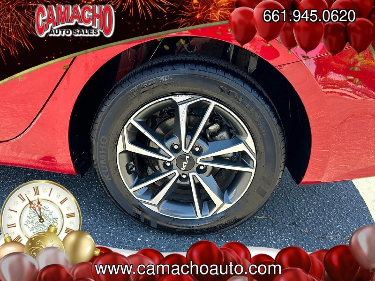 2023 Red Kia Forte (3KPF24AD6PE) with an 4-Cyl 2.0 Liter engine, Automatic IVT transmission, located at 412 Auto Vista Drive, Palmdale, CA, 93551, (661) 945-0620, 34.592636, -118.136681- Photo#11