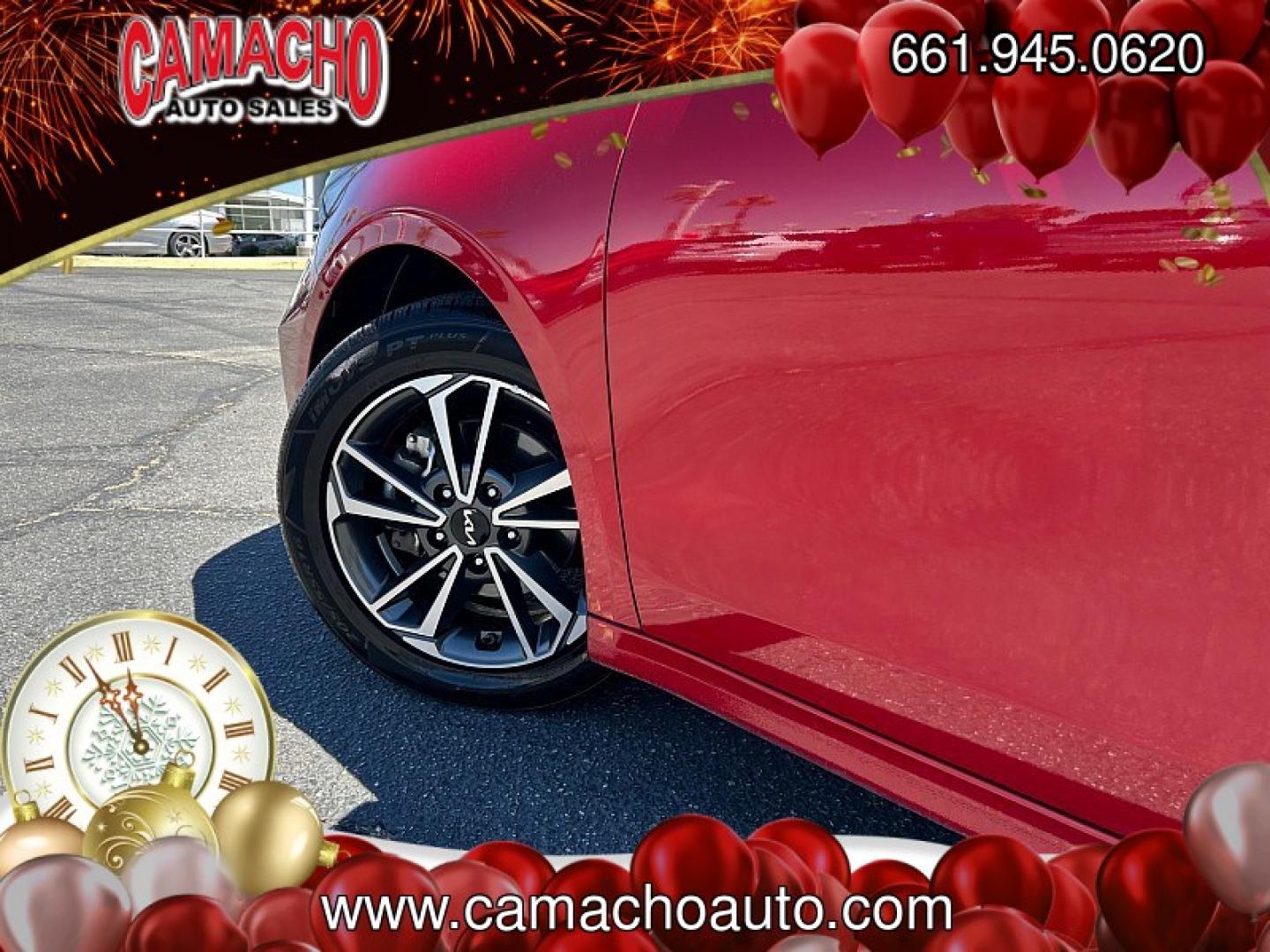 2023 Red Kia Forte (3KPF24AD6PE) with an 4-Cyl 2.0 Liter engine, Automatic IVT transmission, located at 412 Auto Vista Drive, Palmdale, CA, 93551, (661) 945-0620, 34.592636, -118.136681- Photo#14