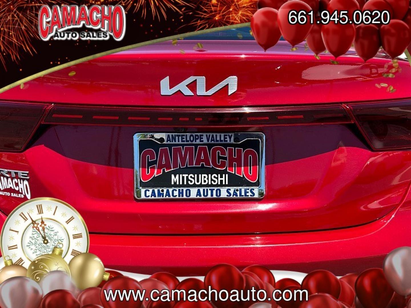 2023 Red Kia Forte (3KPF24AD6PE) with an 4-Cyl 2.0 Liter engine, Automatic IVT transmission, located at 412 Auto Vista Drive, Palmdale, CA, 93551, (661) 945-0620, 34.592636, -118.136681- Photo#15