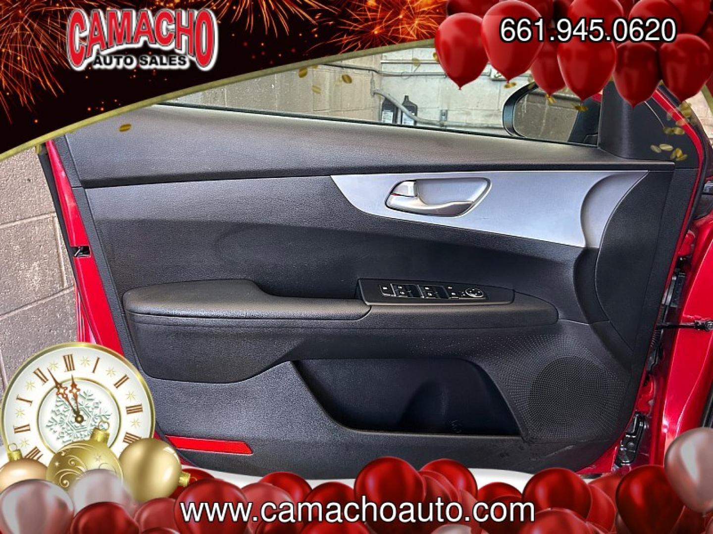 2023 Red Kia Forte (3KPF24AD6PE) with an 4-Cyl 2.0 Liter engine, Automatic IVT transmission, located at 412 Auto Vista Drive, Palmdale, CA, 93551, (661) 945-0620, 34.592636, -118.136681- Photo#16