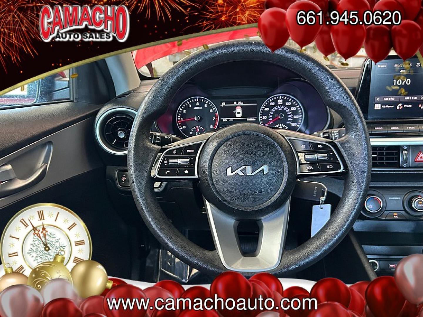 2023 Red Kia Forte (3KPF24AD6PE) with an 4-Cyl 2.0 Liter engine, Automatic IVT transmission, located at 412 Auto Vista Drive, Palmdale, CA, 93551, (661) 945-0620, 34.592636, -118.136681- Photo#22