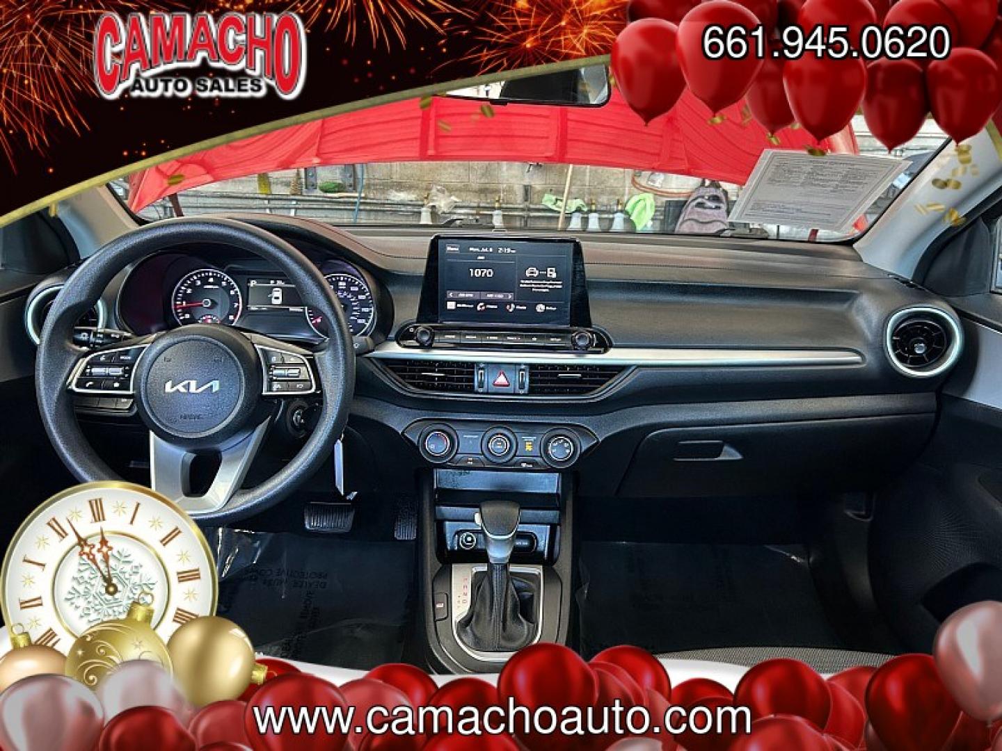 2023 Red Kia Forte (3KPF24AD6PE) with an 4-Cyl 2.0 Liter engine, Automatic IVT transmission, located at 412 Auto Vista Drive, Palmdale, CA, 93551, (661) 945-0620, 34.592636, -118.136681- Photo#23