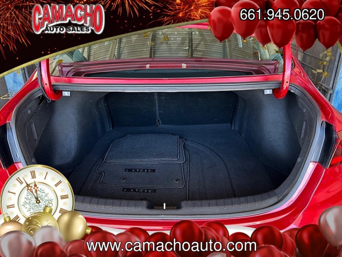 2023 Red Kia Forte (3KPF24AD6PE) with an 4-Cyl 2.0 Liter engine, Automatic IVT transmission, located at 412 Auto Vista Drive, Palmdale, CA, 93551, (661) 945-0620, 34.592636, -118.136681- Photo#27