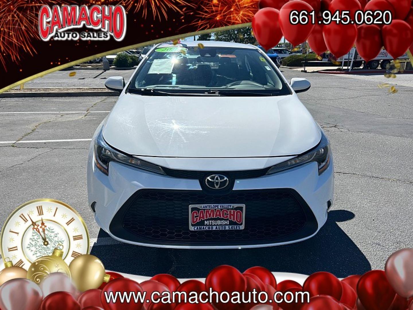 2022 White Toyota Corolla (5YFEPMAE4NP) with an 4-Cyl 1.8 Liter engine, Automatic CVTi-S transmission, located at 412 Auto Vista Drive, Palmdale, CA, 93551, (661) 945-0620, 34.592636, -118.136681- Photo#1