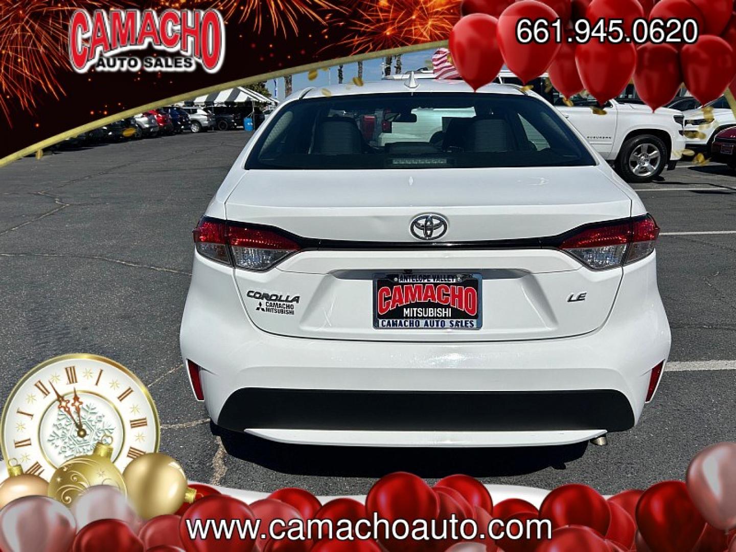 2022 White Toyota Corolla (5YFEPMAE4NP) with an 4-Cyl 1.8 Liter engine, Automatic CVTi-S transmission, located at 412 Auto Vista Drive, Palmdale, CA, 93551, (661) 945-0620, 34.592636, -118.136681- Photo#3