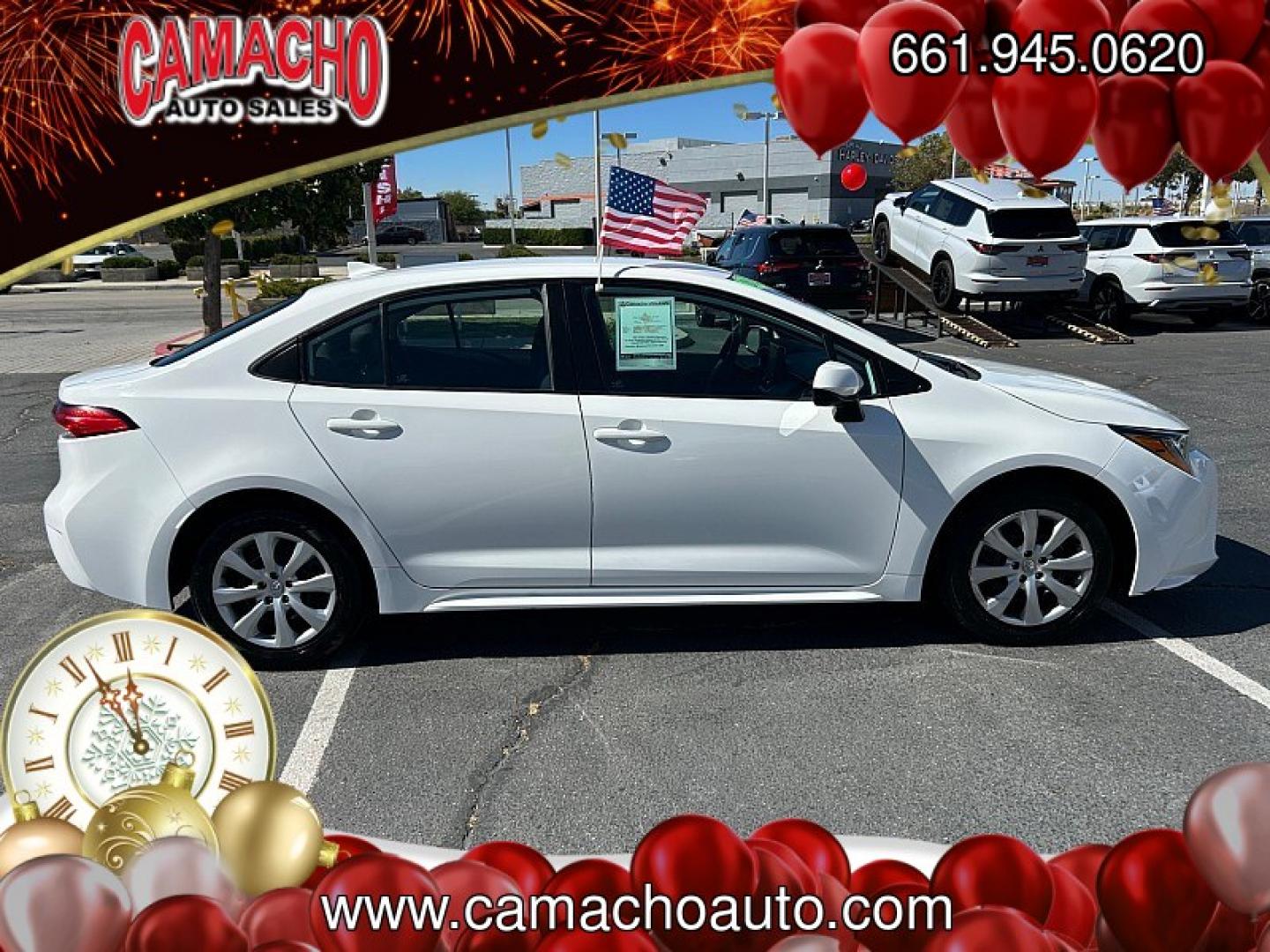 2022 White Toyota Corolla (5YFEPMAE4NP) with an 4-Cyl 1.8 Liter engine, Automatic CVTi-S transmission, located at 412 Auto Vista Drive, Palmdale, CA, 93551, (661) 945-0620, 34.592636, -118.136681- Photo#11