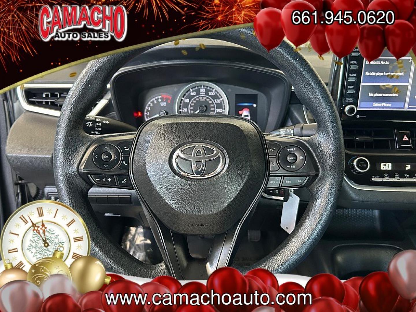 2022 White Toyota Corolla (5YFEPMAE4NP) with an 4-Cyl 1.8 Liter engine, Automatic CVTi-S transmission, located at 412 Auto Vista Drive, Palmdale, CA, 93551, (661) 945-0620, 34.592636, -118.136681- Photo#17