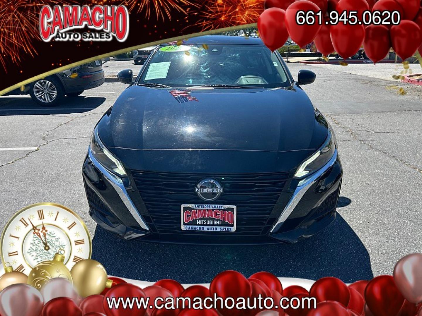 2023 Black Nissan Altima (1N4BL4DV1PN) with an 4-Cyl 2.5 Liter engine, Automatic Xtronic CVT transmission, located at 412 Auto Vista Drive, Palmdale, CA, 93551, (661) 945-0620, 34.592636, -118.136681- Photo#2