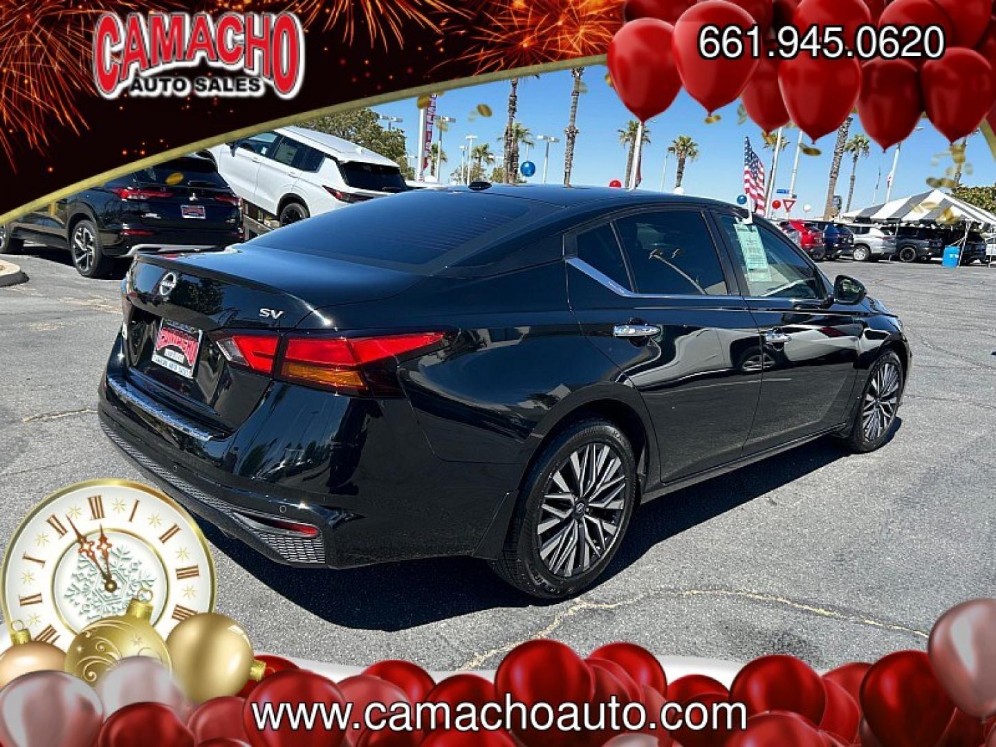 2023 Black Nissan Altima (1N4BL4DV1PN) with an 4-Cyl 2.5 Liter engine, Automatic Xtronic CVT transmission, located at 412 Auto Vista Drive, Palmdale, CA, 93551, (661) 945-0620, 34.592636, -118.136681- Photo#4