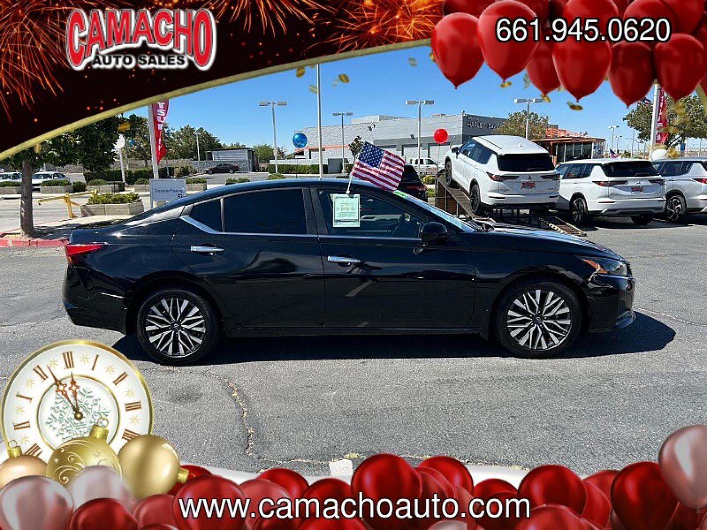 2023 Black Nissan Altima (1N4BL4DV1PN) with an 4-Cyl 2.5 Liter engine, Automatic Xtronic CVT transmission, located at 412 Auto Vista Drive, Palmdale, CA, 93551, (661) 945-0620, 34.592636, -118.136681- Photo#7