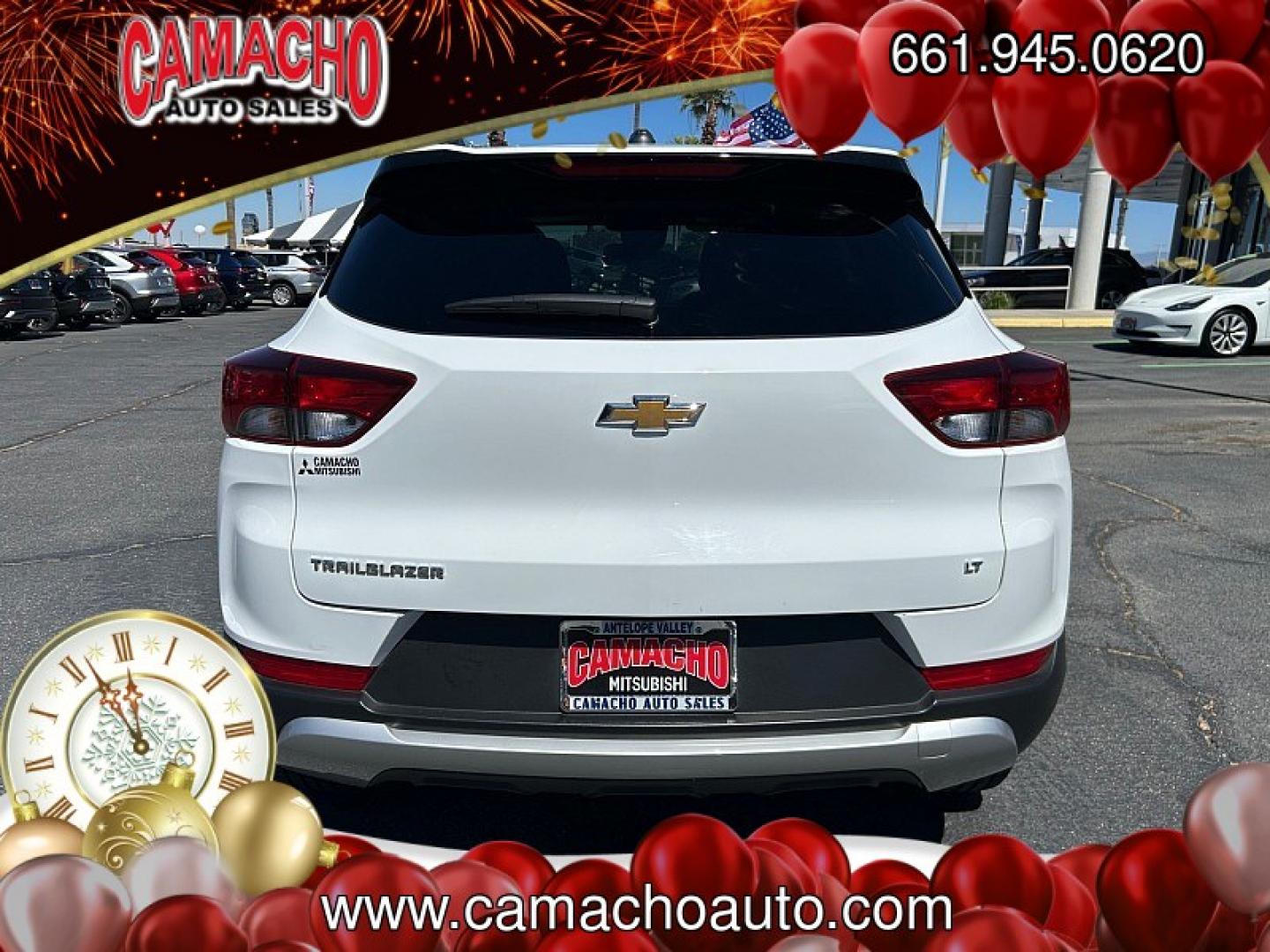 2023 WHITE Chevrolet Trailblazer (KL79MPS28PB) with an 4-Cyl 1.2 Liter engine, Automatic CVT transmission, located at 412 Auto Vista Drive, Palmdale, CA, 93551, (661) 945-0620, 34.592636, -118.136681- Photo#5