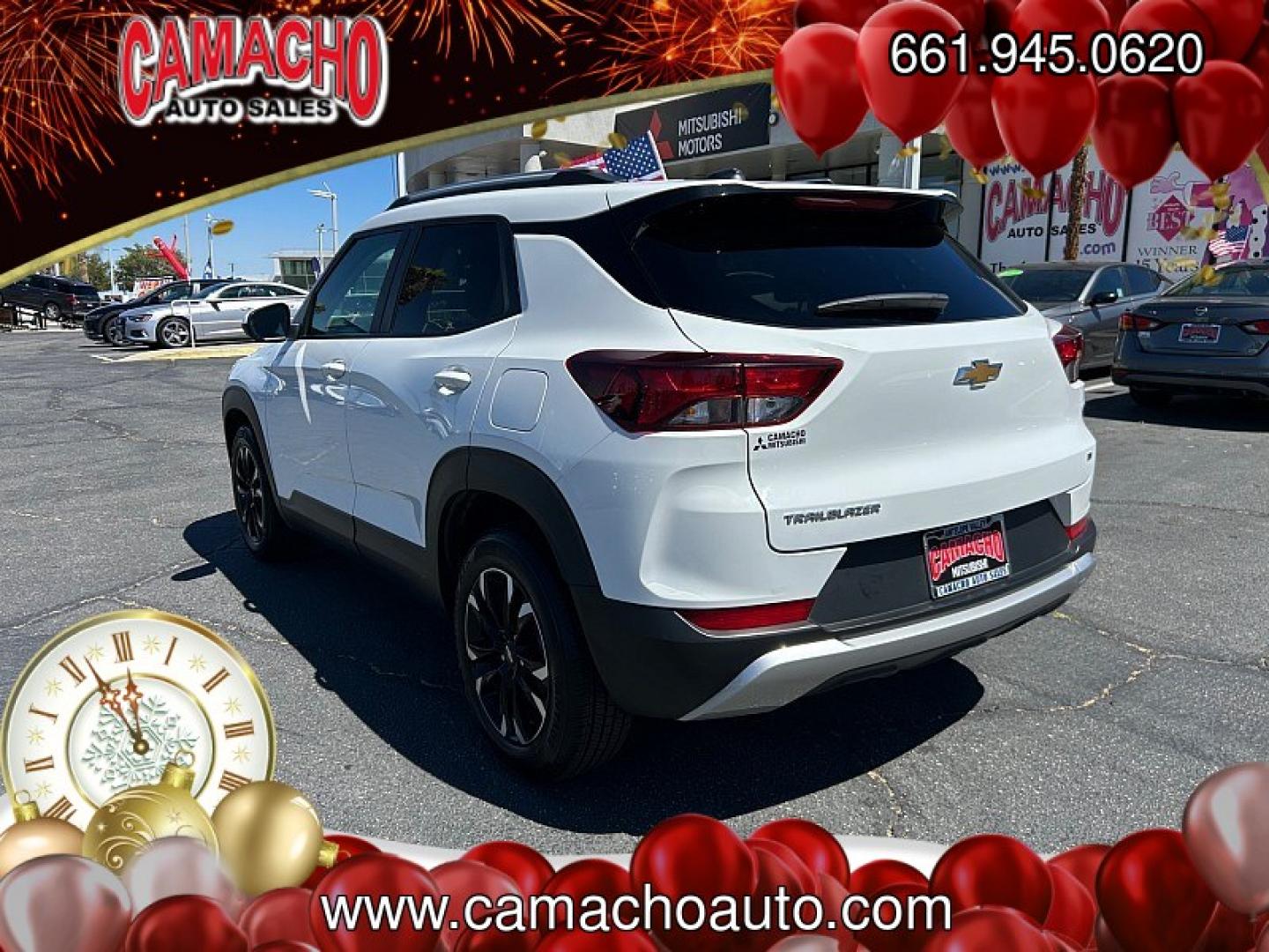 2023 WHITE Chevrolet Trailblazer (KL79MPS28PB) with an 4-Cyl 1.2 Liter engine, Automatic CVT transmission, located at 412 Auto Vista Drive, Palmdale, CA, 93551, (661) 945-0620, 34.592636, -118.136681- Photo#6