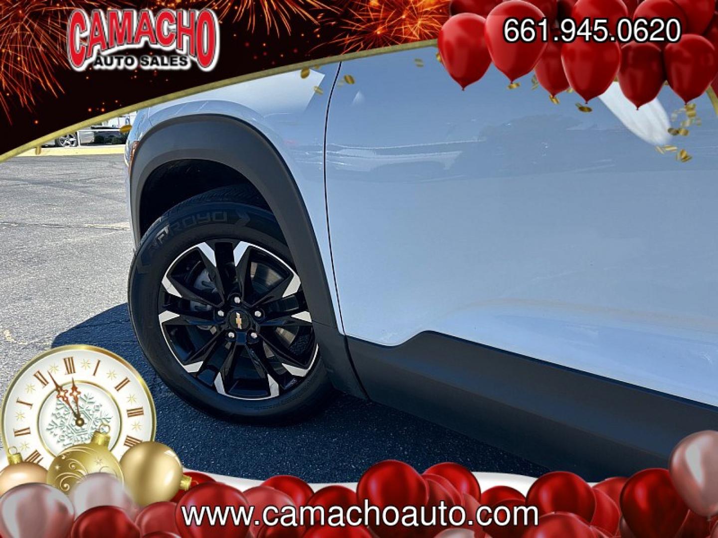 2023 WHITE Chevrolet Trailblazer (KL79MPS28PB) with an 4-Cyl 1.2 Liter engine, Automatic CVT transmission, located at 412 Auto Vista Drive, Palmdale, CA, 93551, (661) 945-0620, 34.592636, -118.136681- Photo#12