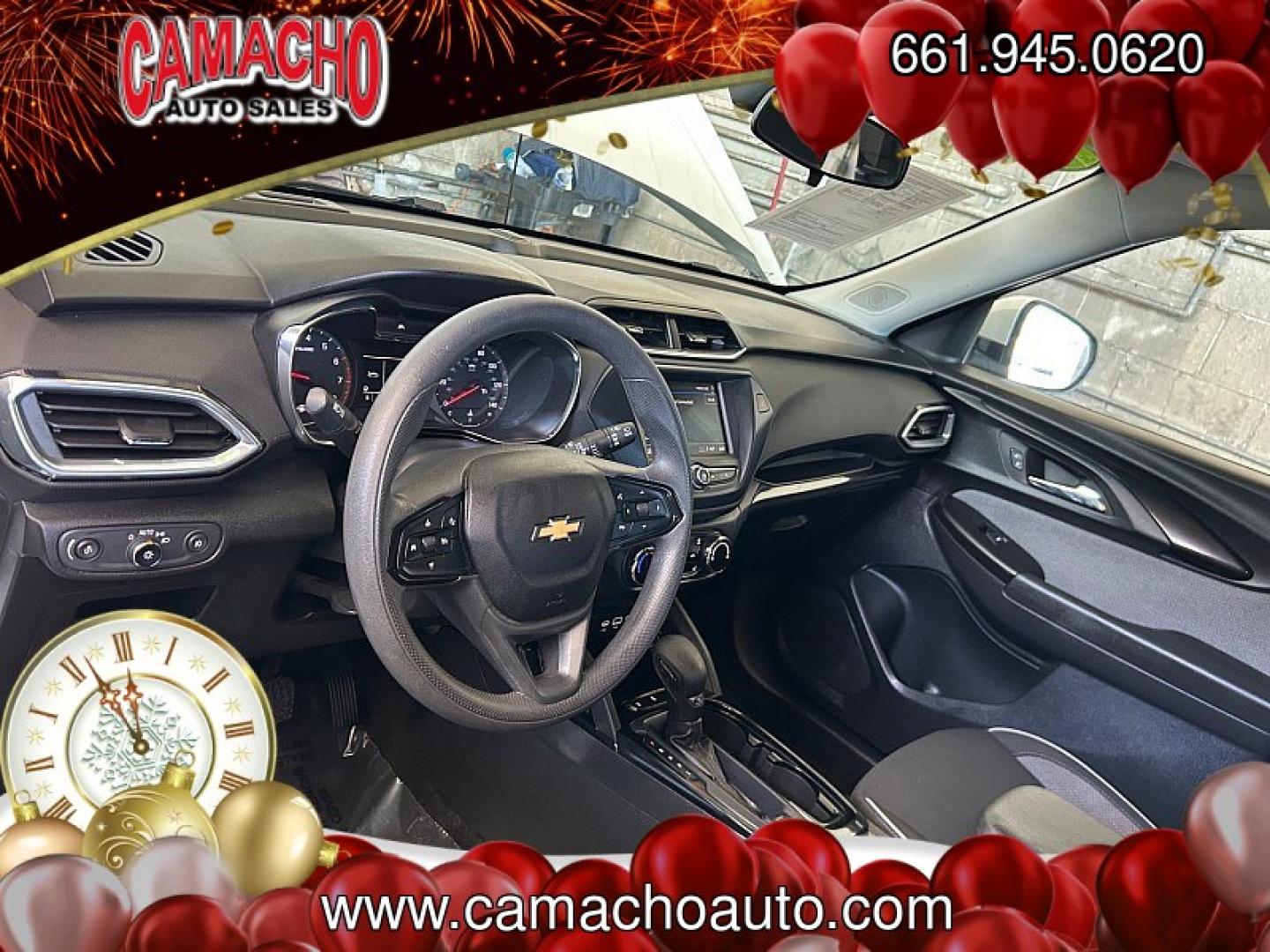 2023 WHITE Chevrolet Trailblazer (KL79MPS28PB) with an 4-Cyl 1.2 Liter engine, Automatic CVT transmission, located at 412 Auto Vista Drive, Palmdale, CA, 93551, (661) 945-0620, 34.592636, -118.136681- Photo#17