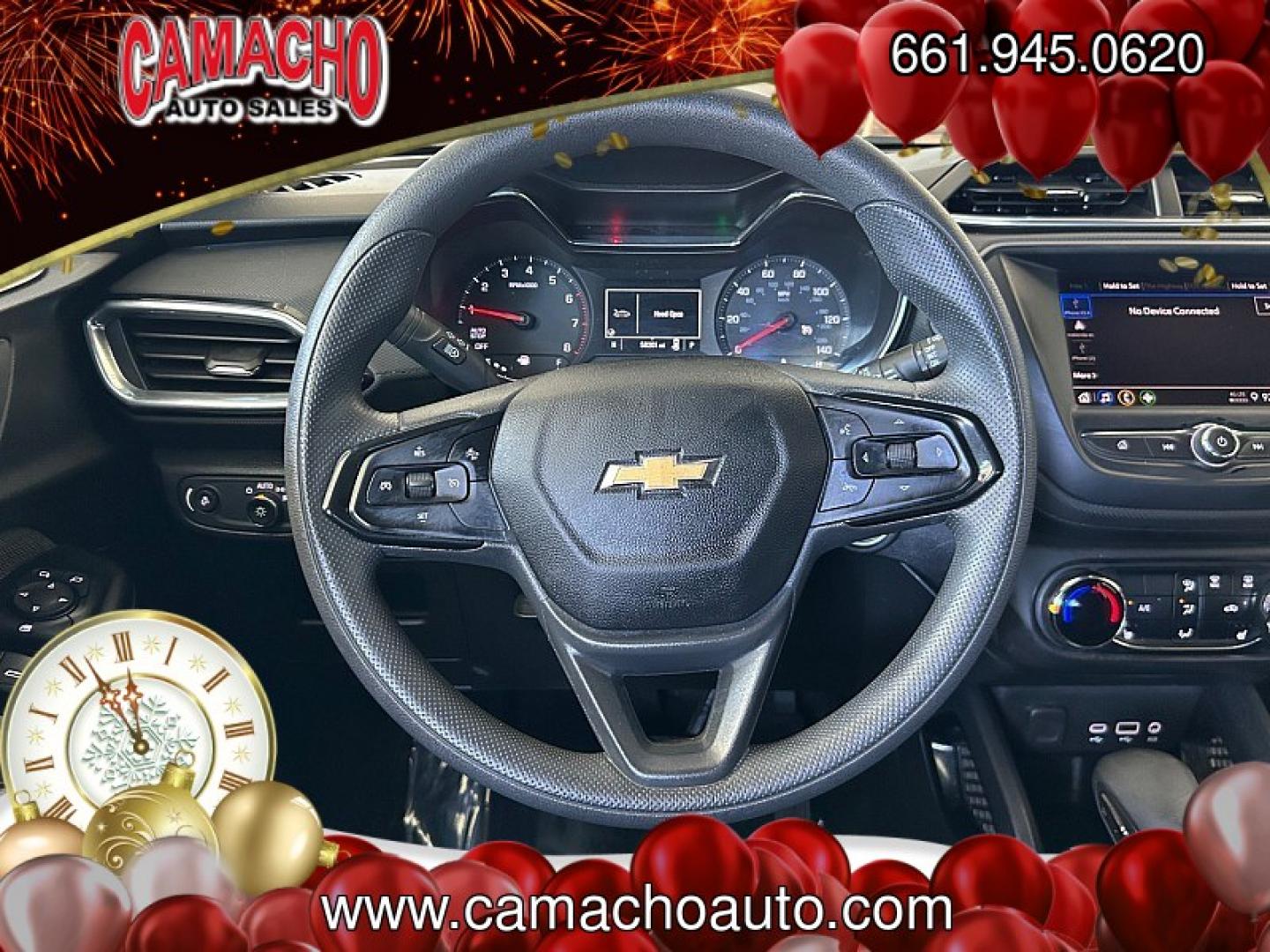 2023 WHITE Chevrolet Trailblazer (KL79MPS28PB) with an 4-Cyl 1.2 Liter engine, Automatic CVT transmission, located at 412 Auto Vista Drive, Palmdale, CA, 93551, (661) 945-0620, 34.592636, -118.136681- Photo#21