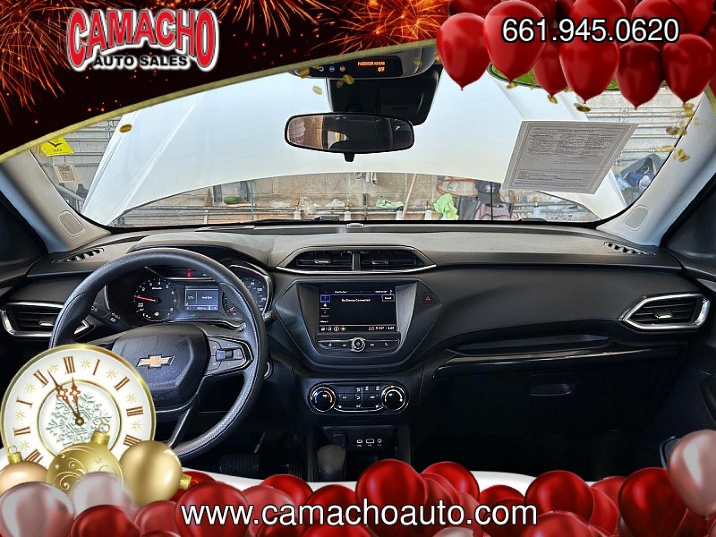 2023 WHITE Chevrolet Trailblazer (KL79MPS28PB) with an 4-Cyl 1.2 Liter engine, Automatic CVT transmission, located at 412 Auto Vista Drive, Palmdale, CA, 93551, (661) 945-0620, 34.592636, -118.136681- Photo#22