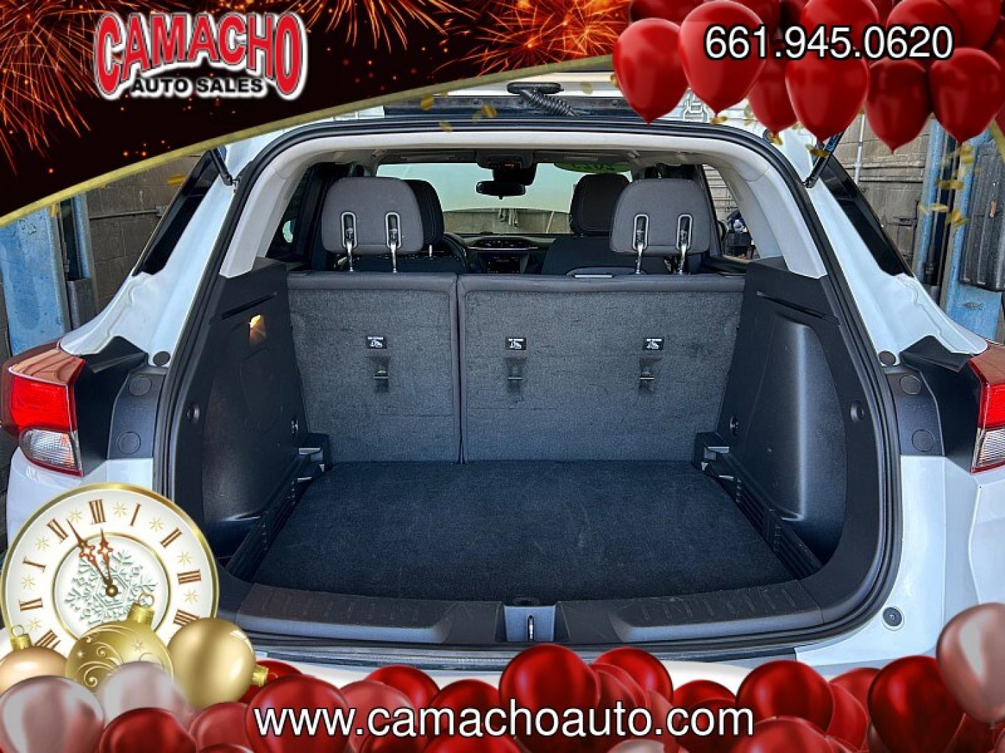 2023 WHITE Chevrolet Trailblazer (KL79MPS28PB) with an 4-Cyl 1.2 Liter engine, Automatic CVT transmission, located at 412 Auto Vista Drive, Palmdale, CA, 93551, (661) 945-0620, 34.592636, -118.136681- Photo#25