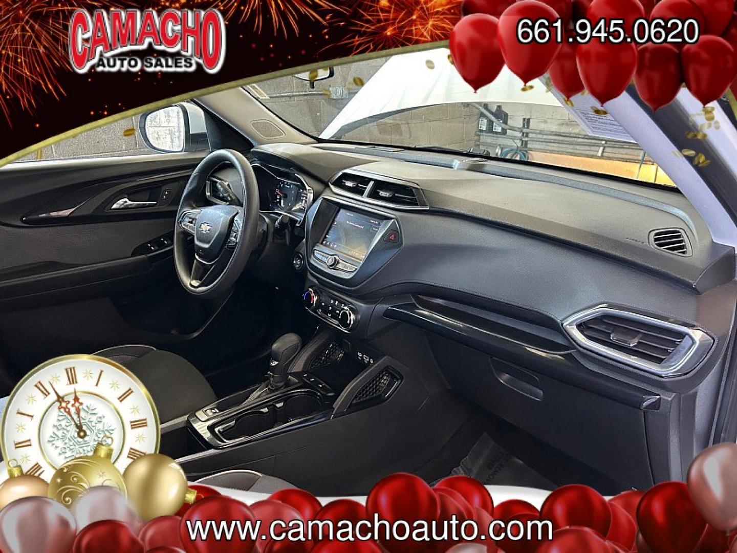 2023 WHITE Chevrolet Trailblazer (KL79MPS28PB) with an 4-Cyl 1.2 Liter engine, Automatic CVT transmission, located at 412 Auto Vista Drive, Palmdale, CA, 93551, (661) 945-0620, 34.592636, -118.136681- Photo#27