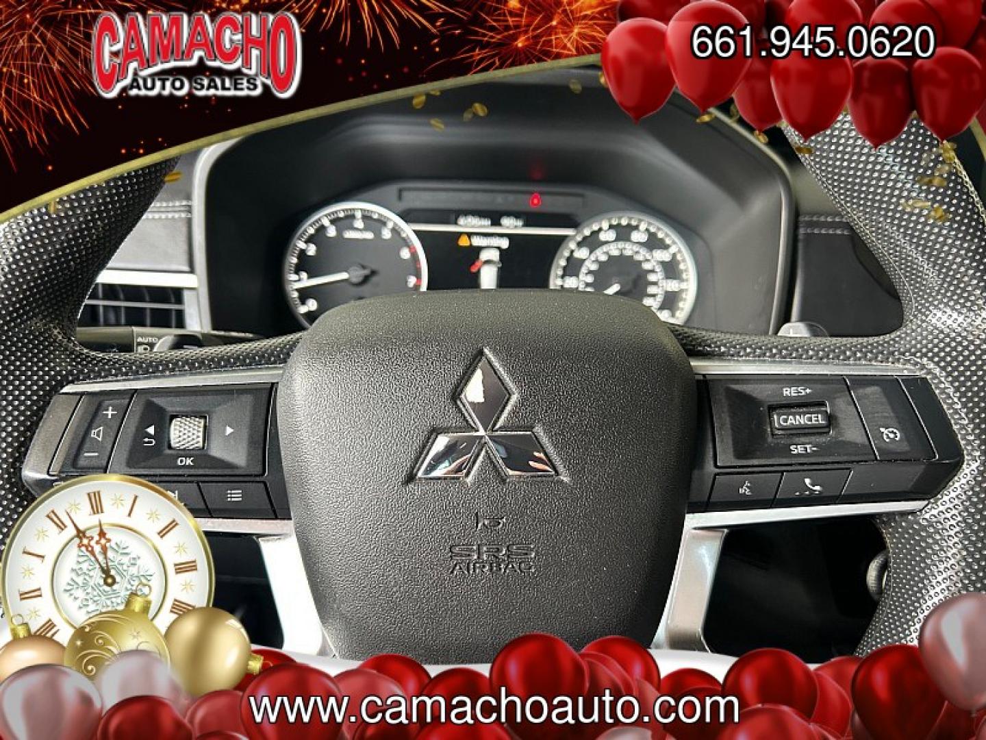 2023 Black Mitsubishi Outlander (JA4J3TA84PZ) with an 4-Cyl 2.5 Liter engine, Automatic CVT transmission, located at 412 Auto Vista Drive, Palmdale, CA, 93551, (661) 945-0620, 34.592636, -118.136681- Photo#17