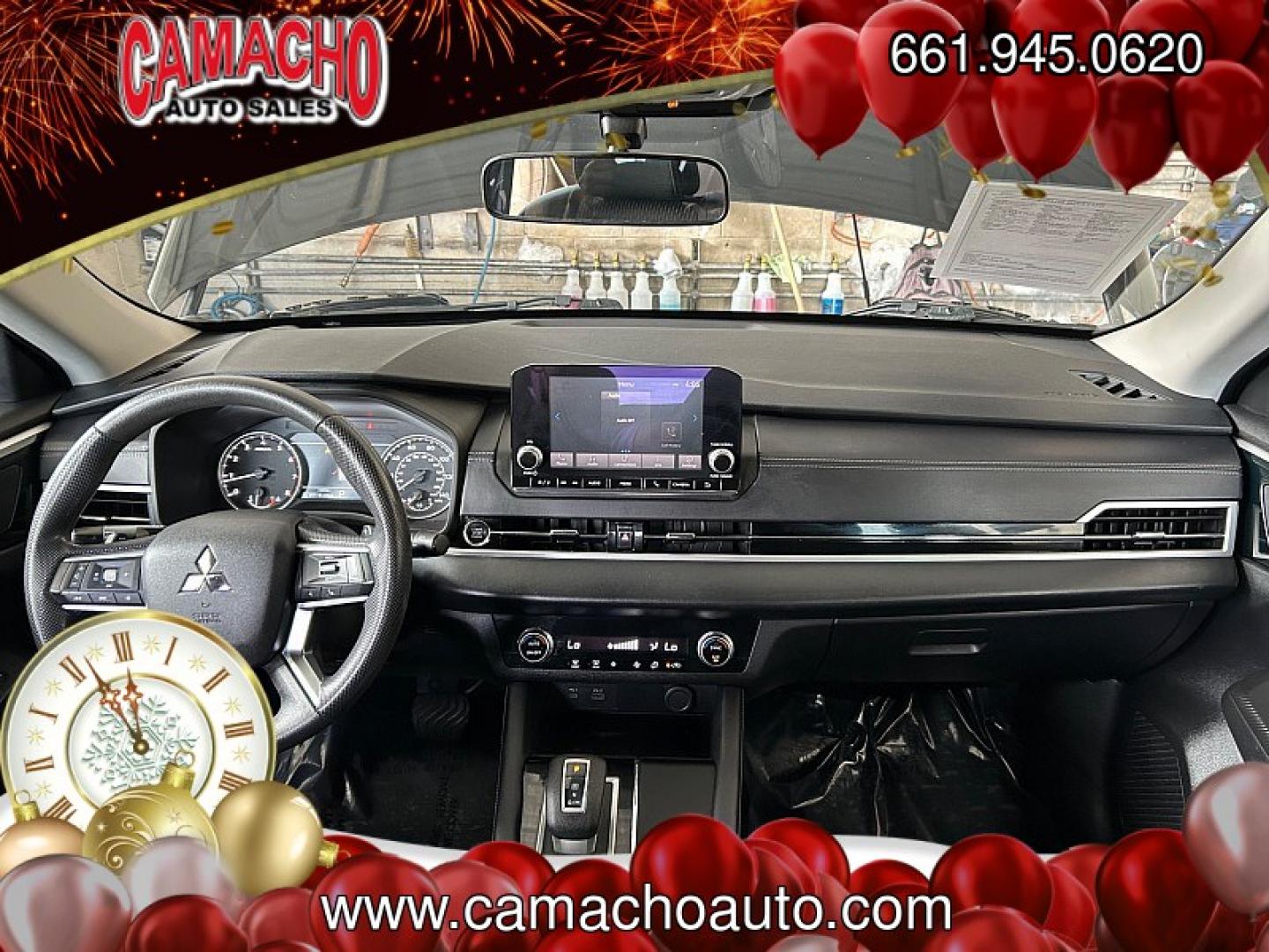 2023 Black Mitsubishi Outlander (JA4J3TA84PZ) with an 4-Cyl 2.5 Liter engine, Automatic CVT transmission, located at 412 Auto Vista Drive, Palmdale, CA, 93551, (661) 945-0620, 34.592636, -118.136681- Photo#20