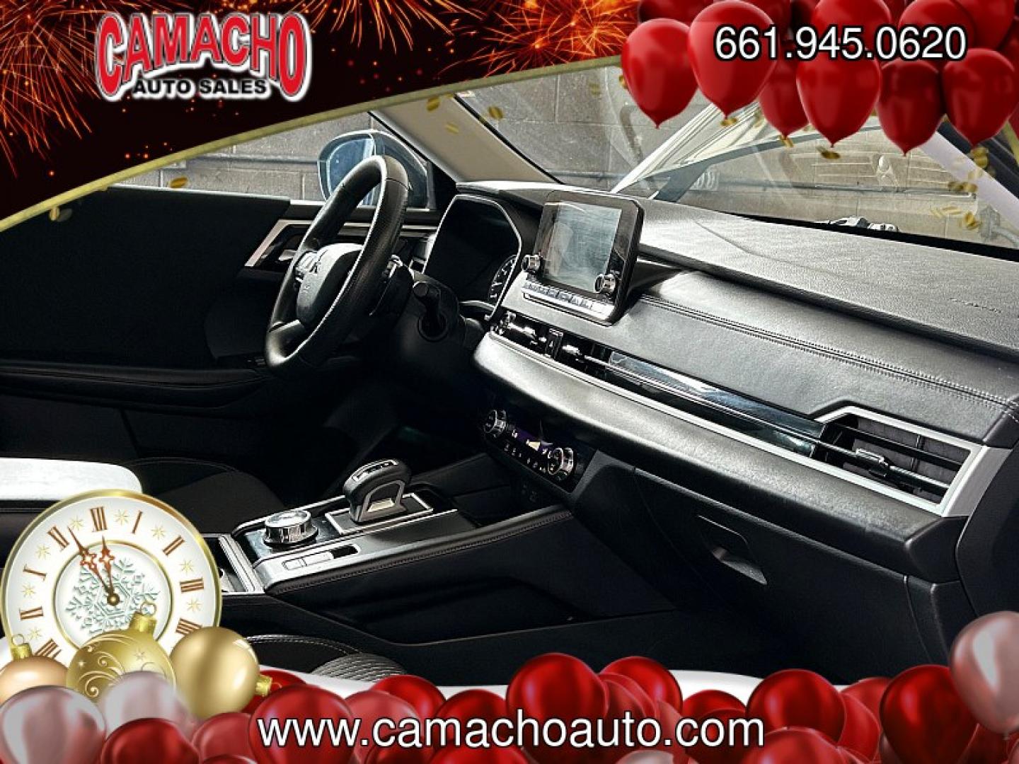 2023 Black Mitsubishi Outlander (JA4J3TA84PZ) with an 4-Cyl 2.5 Liter engine, Automatic CVT transmission, located at 412 Auto Vista Drive, Palmdale, CA, 93551, (661) 945-0620, 34.592636, -118.136681- Photo#25