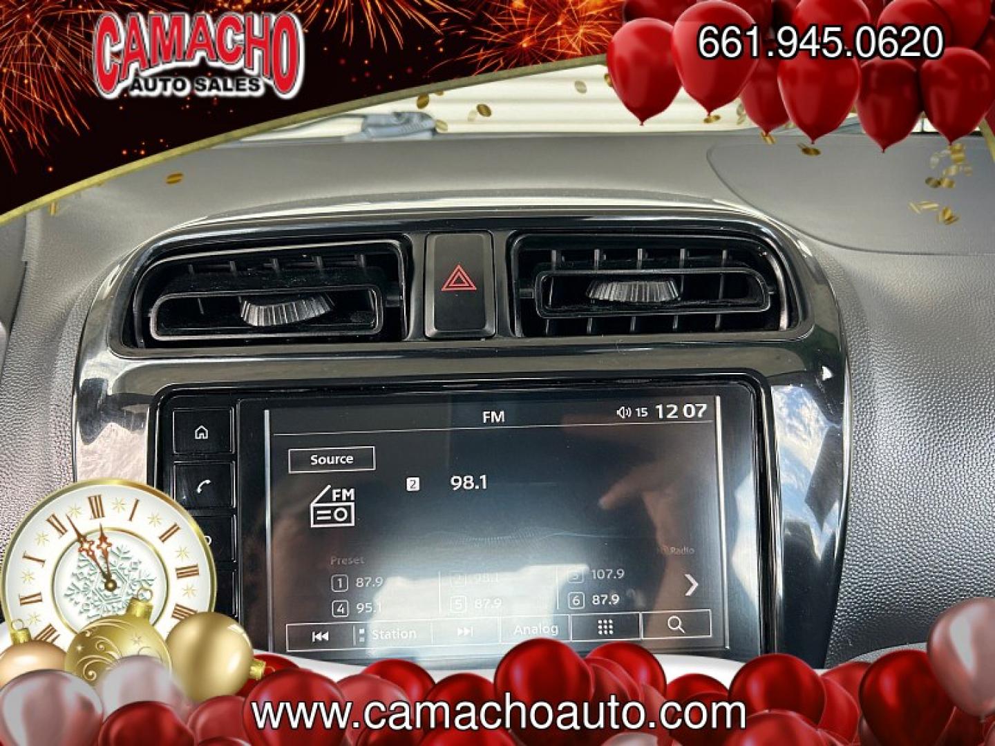 2024 Gray Mitsubishi Mirage (ML32AUHJ7RH) with an 3-Cyl 1.2 Liter engine, Automatic CVT transmission, located at 412 Auto Vista Drive, Palmdale, CA, 93551, (661) 945-0620, 34.592636, -118.136681- Photo#19