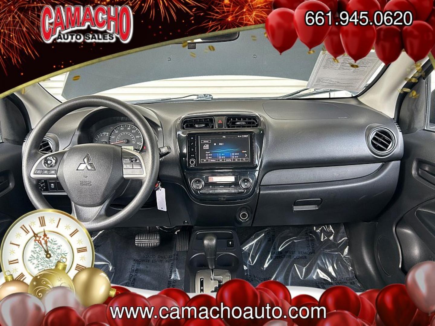 2024 Gray Mitsubishi Mirage (ML32AUHJ7RH) with an 3-Cyl 1.2 Liter engine, Automatic CVT transmission, located at 412 Auto Vista Drive, Palmdale, CA, 93551, (661) 945-0620, 34.592636, -118.136681- Photo#21