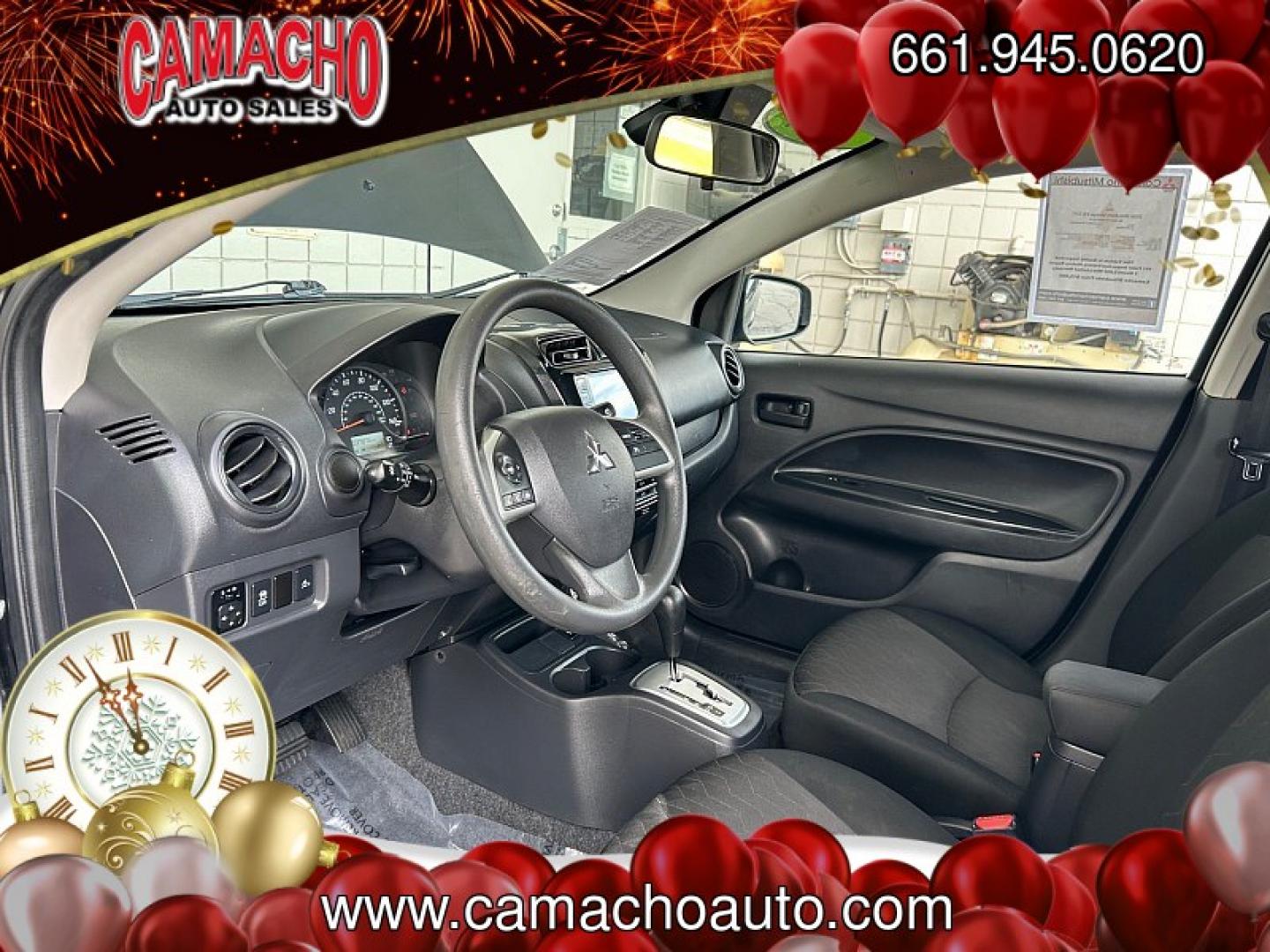 2024 Gray Mitsubishi Mirage (ML32AUHJ7RH) with an 3-Cyl 1.2 Liter engine, Automatic CVT transmission, located at 412 Auto Vista Drive, Palmdale, CA, 93551, (661) 945-0620, 34.592636, -118.136681- Photo#22
