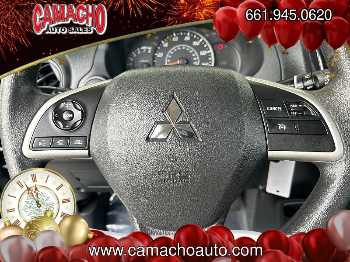 2024 Gray Mitsubishi Mirage (ML32AUHJ7RH) with an 3-Cyl 1.2 Liter engine, Automatic CVT transmission, located at 412 Auto Vista Drive, Palmdale, CA, 93551, (661) 945-0620, 34.592636, -118.136681- Photo#23