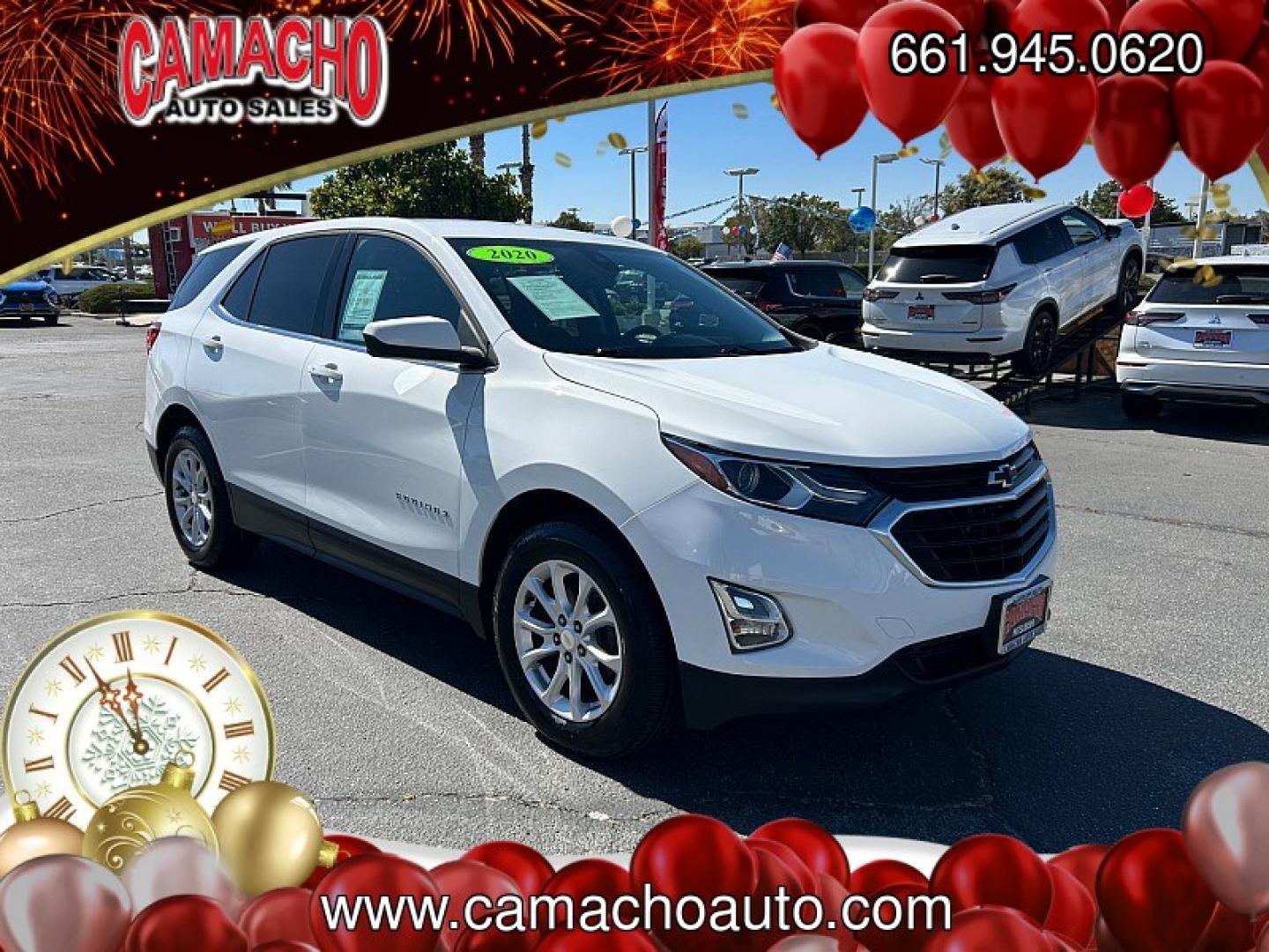 2020 White Chevrolet Equinox (3GNAXKEV3LS) , Automatic transmission, located at 412 Auto Vista Drive, Palmdale, CA, 93551, (661) 945-0620, 34.592636, -118.136681- Photo#0