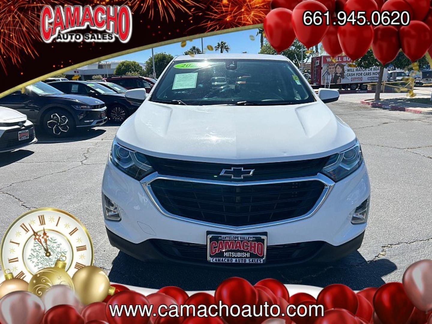 2020 White Chevrolet Equinox (3GNAXKEV3LS) , Automatic transmission, located at 412 Auto Vista Drive, Palmdale, CA, 93551, (661) 945-0620, 34.592636, -118.136681- Photo#1