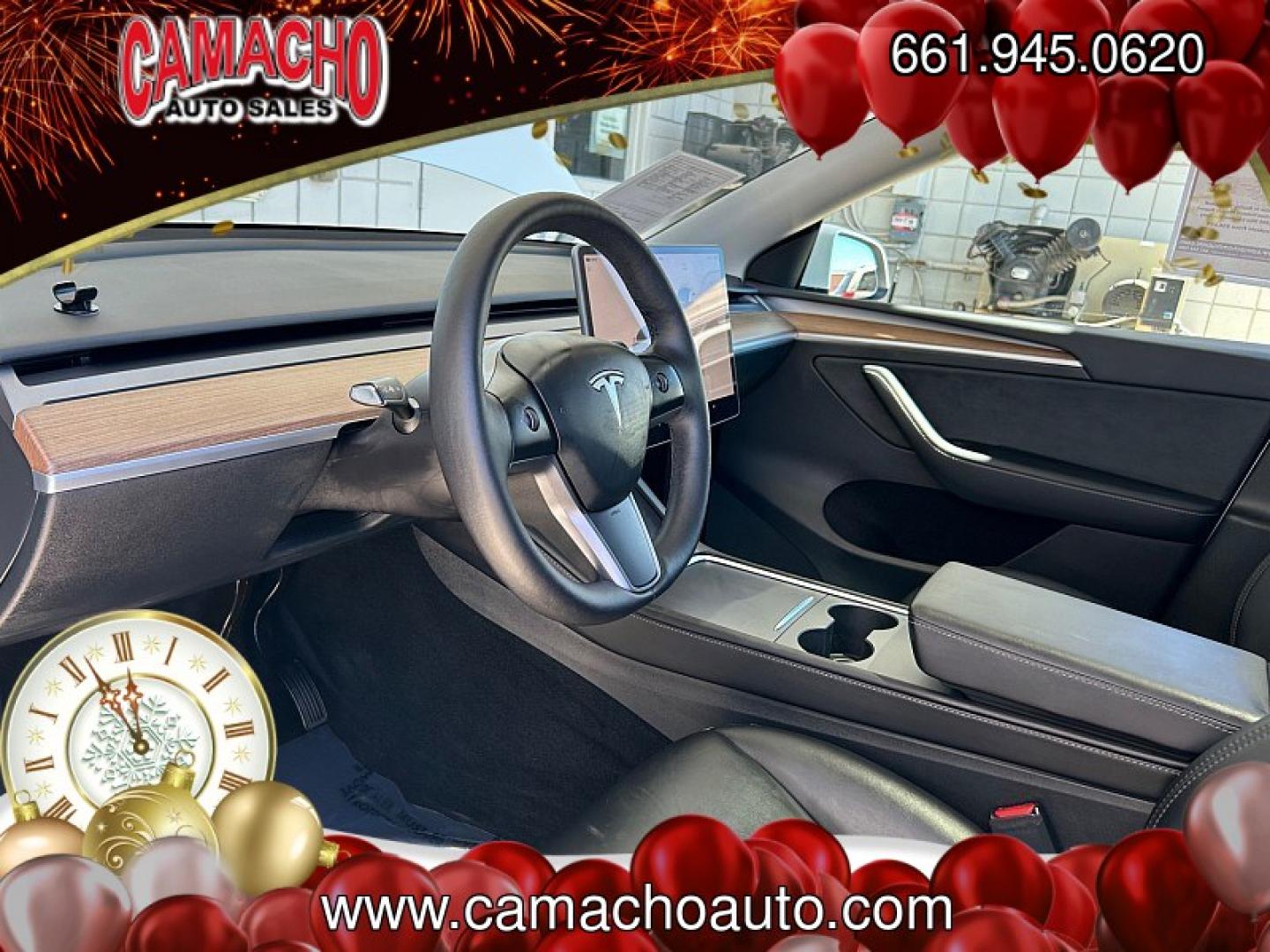 2023 White Tesla Model Y (7SAYGDEE2PF) with an Dual AC Electric Motors engine, Single-Speed Fixed Gear transmission, located at 412 Auto Vista Drive, Palmdale, CA, 93551, (661) 945-0620, 34.592636, -118.136681- Photo#16