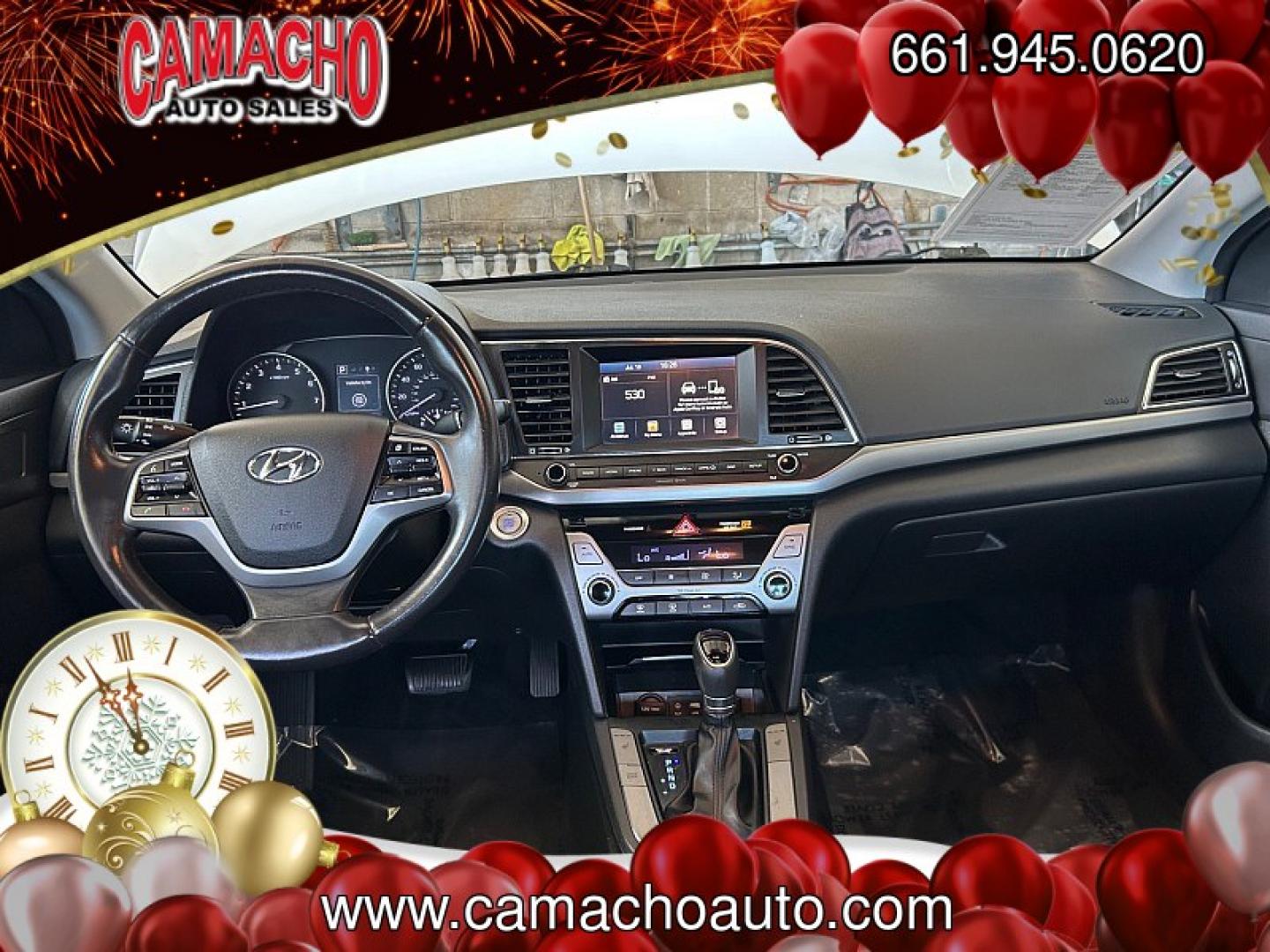 2017 White Hyundai Elantra (5NPD84LF8HH) with an 4-Cyl 2.0 Liter engine, Auto 6-Spd Shiftronic transmission, located at 412 Auto Vista Drive, Palmdale, CA, 93551, (661) 945-0620, 34.592636, -118.136681- Photo#18