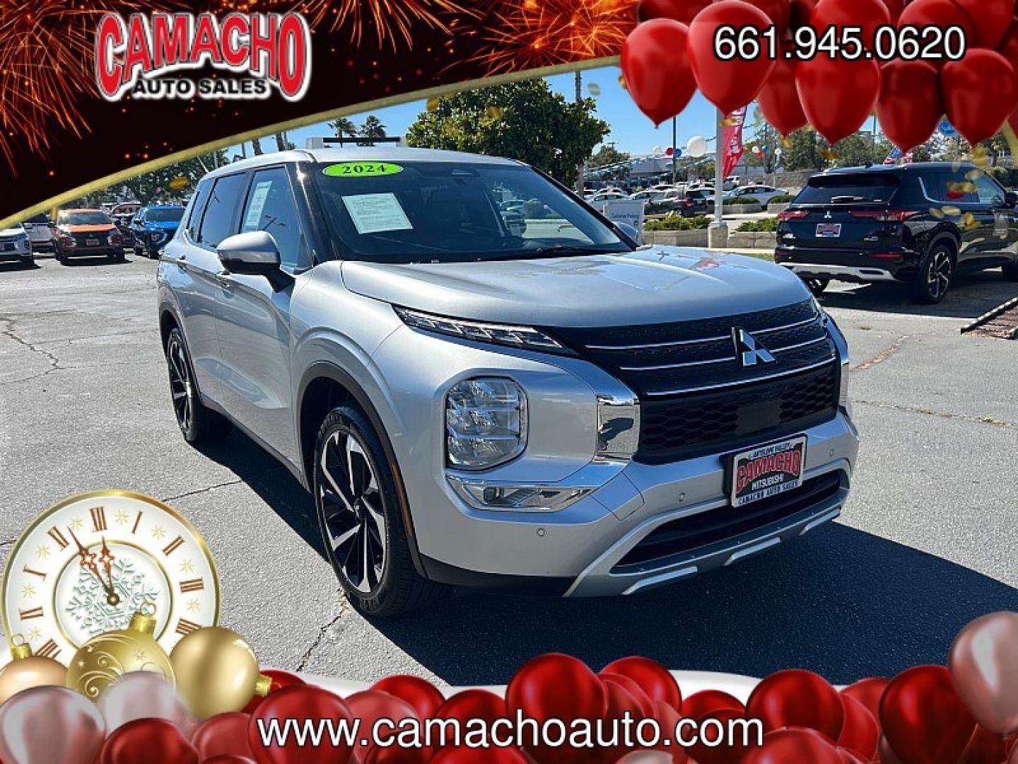 2024 Mitsubishi Outlander (JA4J3VA88RZ) with an 4-Cyl 2.5 Liter engine, Automatic CVT transmission, located at 412 Auto Vista Drive, Palmdale, CA, 93551, (661) 945-0620, 34.592636, -118.136681- Photo#0