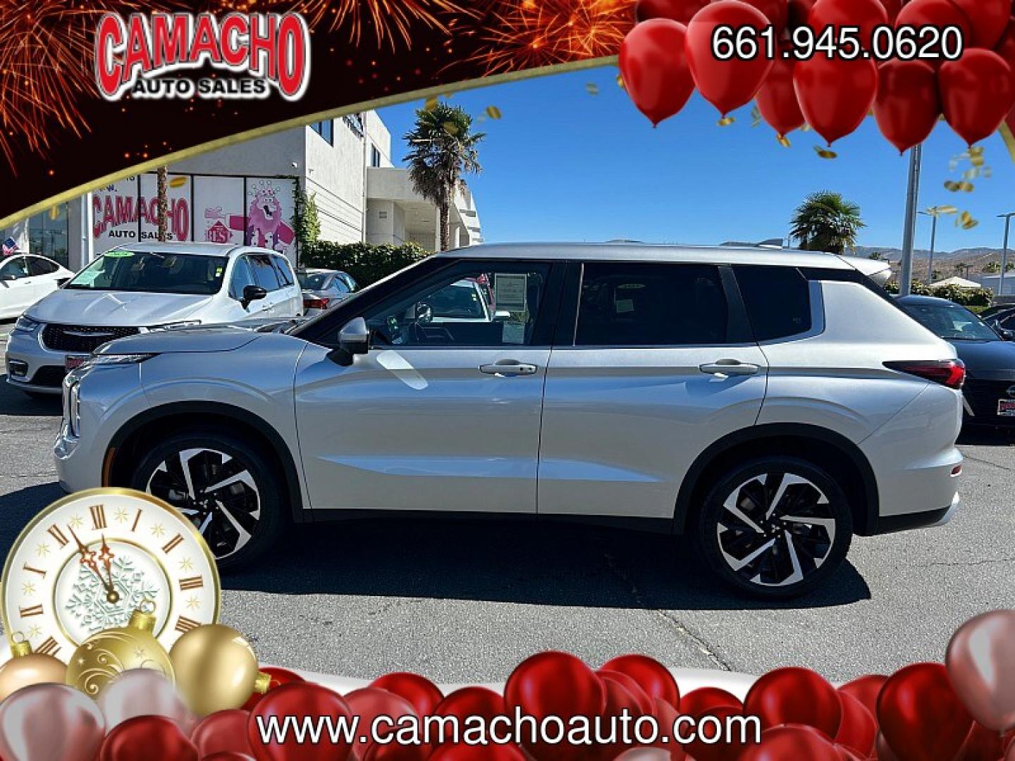 2024 Mitsubishi Outlander (JA4J3VA88RZ) with an 4-Cyl 2.5 Liter engine, Automatic CVT transmission, located at 412 Auto Vista Drive, Palmdale, CA, 93551, (661) 945-0620, 34.592636, -118.136681- Photo#3