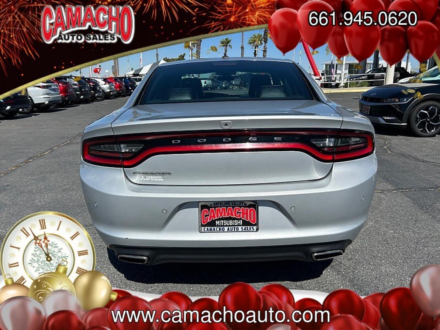 2022 Silver Dodge Charger (2C3CDXBG5NH) with an V6 3.6 Liter engine, Automatic 8-Spd w/AutoStick transmission, located at 412 Auto Vista Drive, Palmdale, CA, 93551, (661) 945-0620, 34.592636, -118.136681- Photo#2