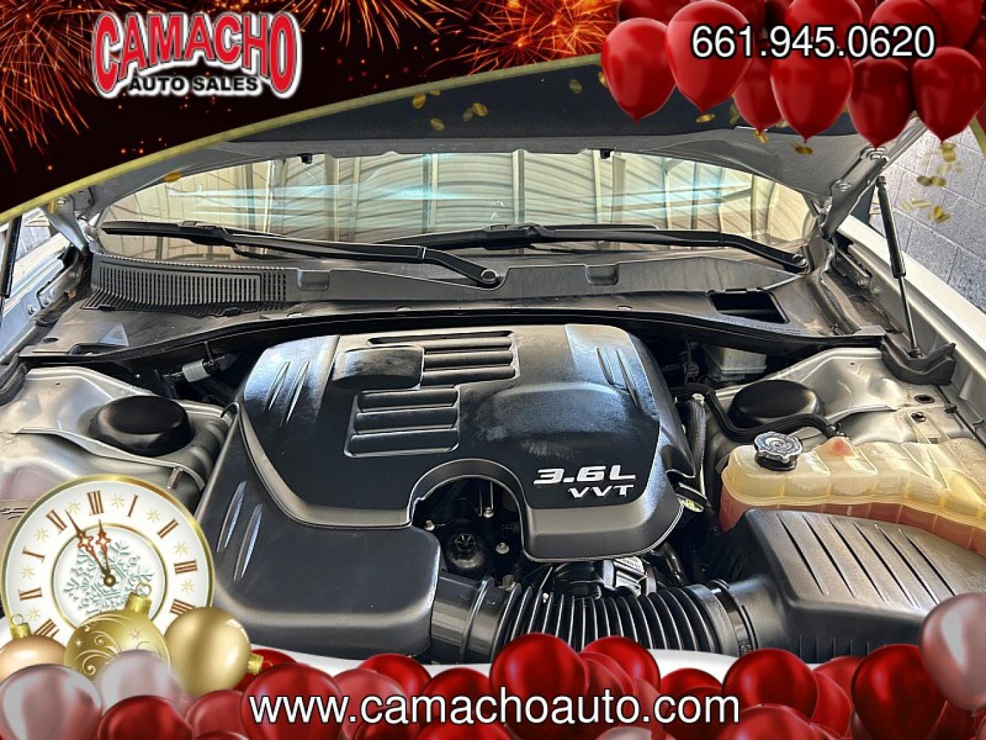 2022 Silver Dodge Charger (2C3CDXBG5NH) with an V6 3.6 Liter engine, Automatic 8-Spd w/AutoStick transmission, located at 412 Auto Vista Drive, Palmdale, CA, 93551, (661) 945-0620, 34.592636, -118.136681- Photo#31
